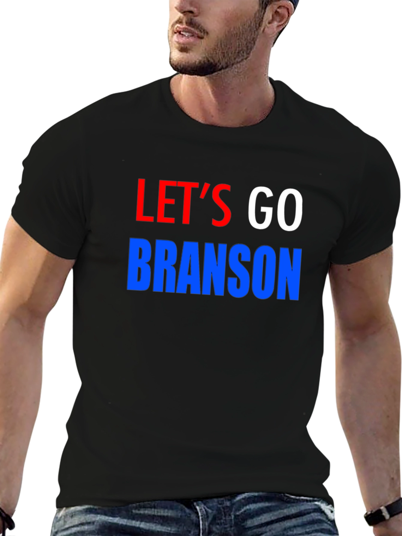Lets Go Branson T-Shirt - Patriotic Design