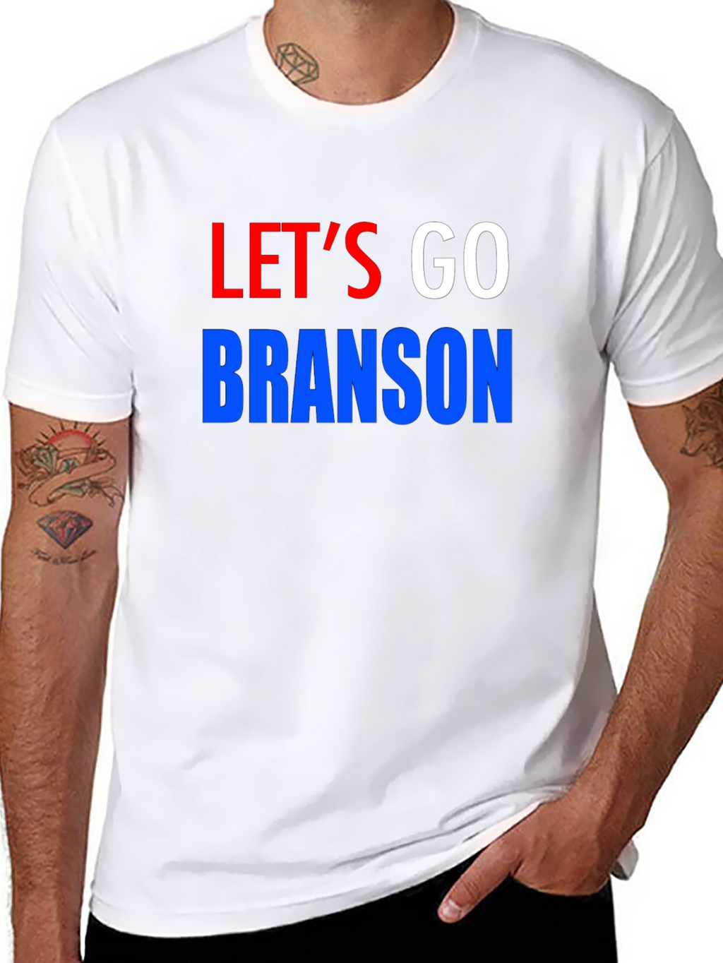 Lets Go Branson T-Shirt - Patriotic Design