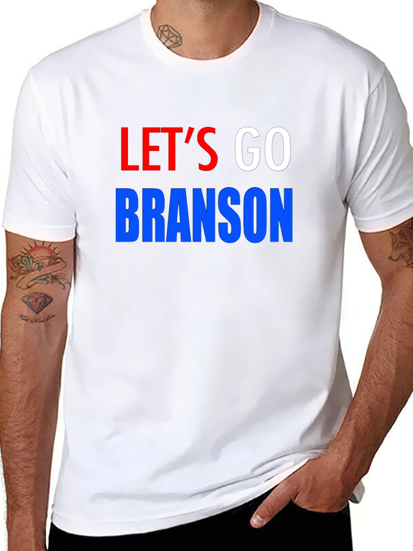 Lets Go Branson T-Shirt - Patriotic Design