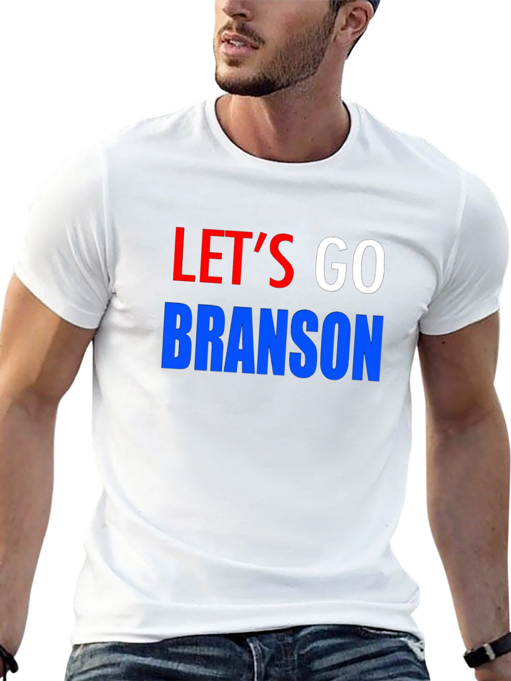 Lets Go Branson T-Shirt - Patriotic Design