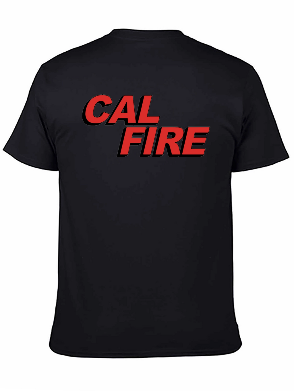 Cal Fire Graphic Tee - Bold Red Design