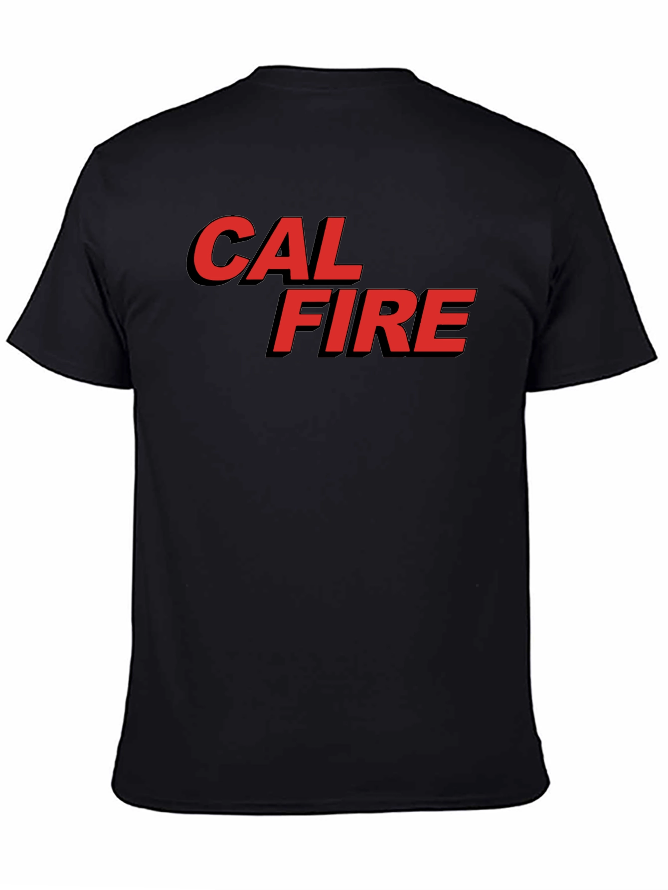 Cal Fire Graphic Tee - Bold Red Design