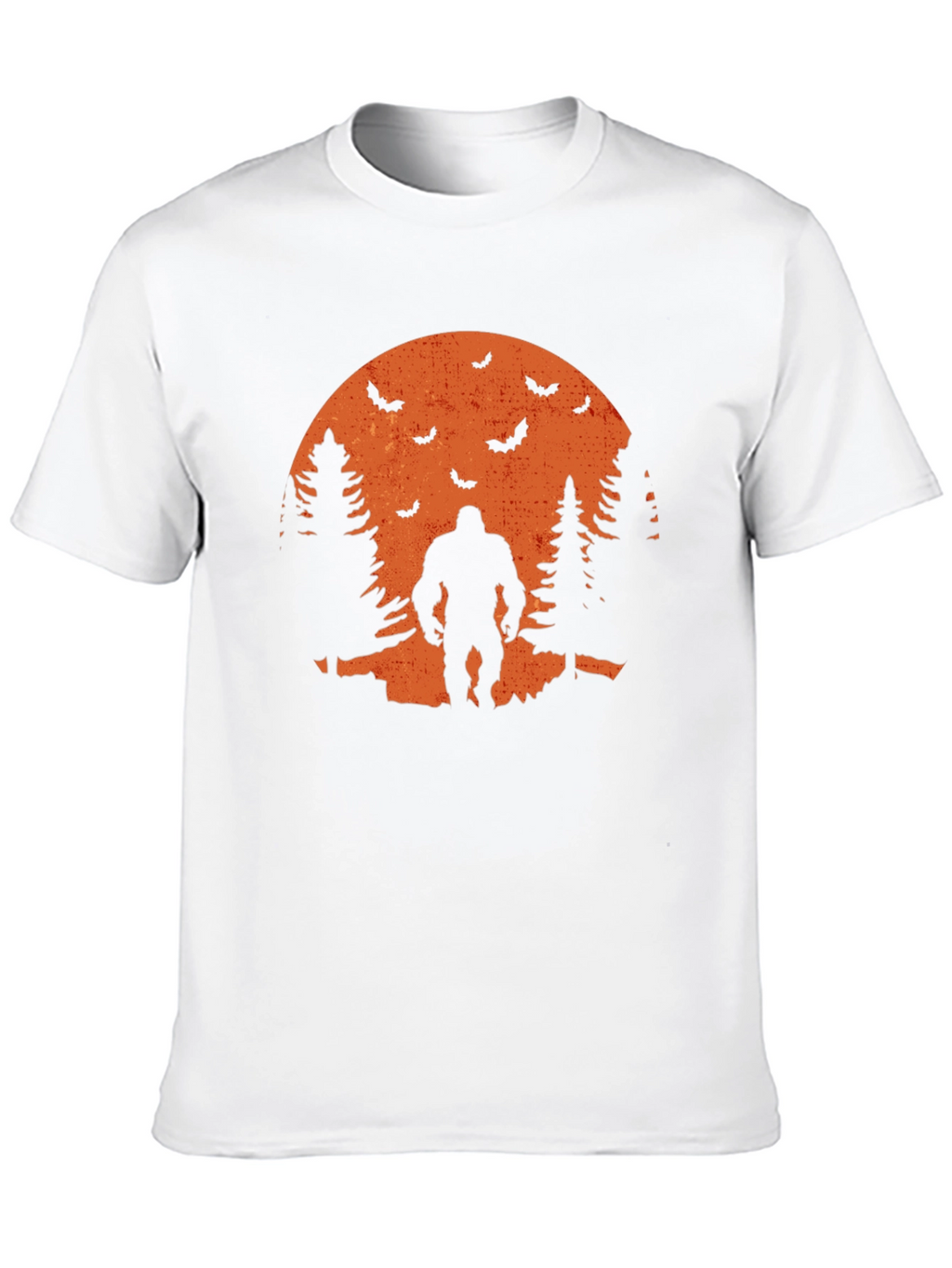 Bigfoot Halloween T-Shirt - Spooky Sasquatch Design