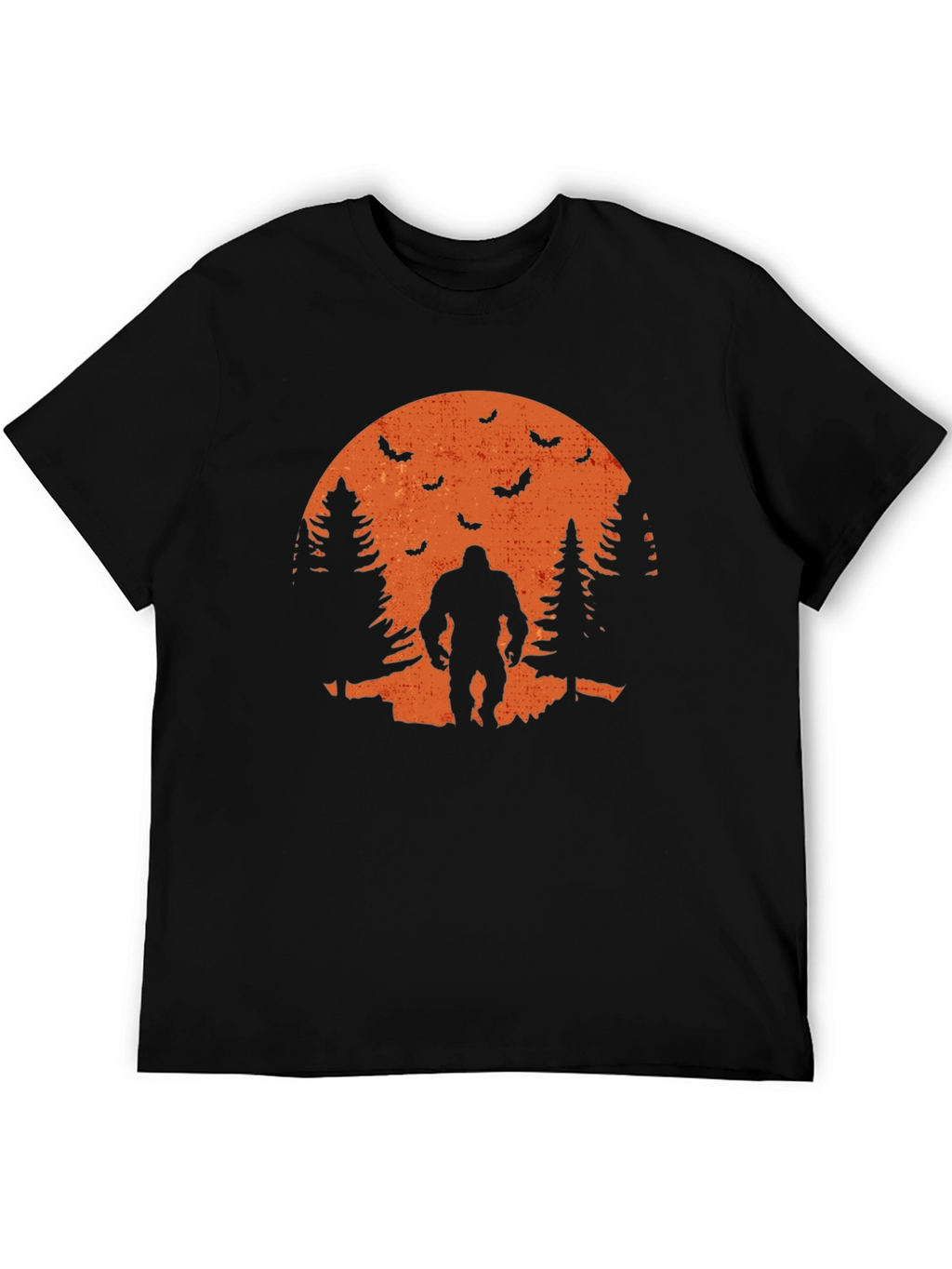 Bigfoot Halloween T-Shirt - Spooky Sasquatch Design