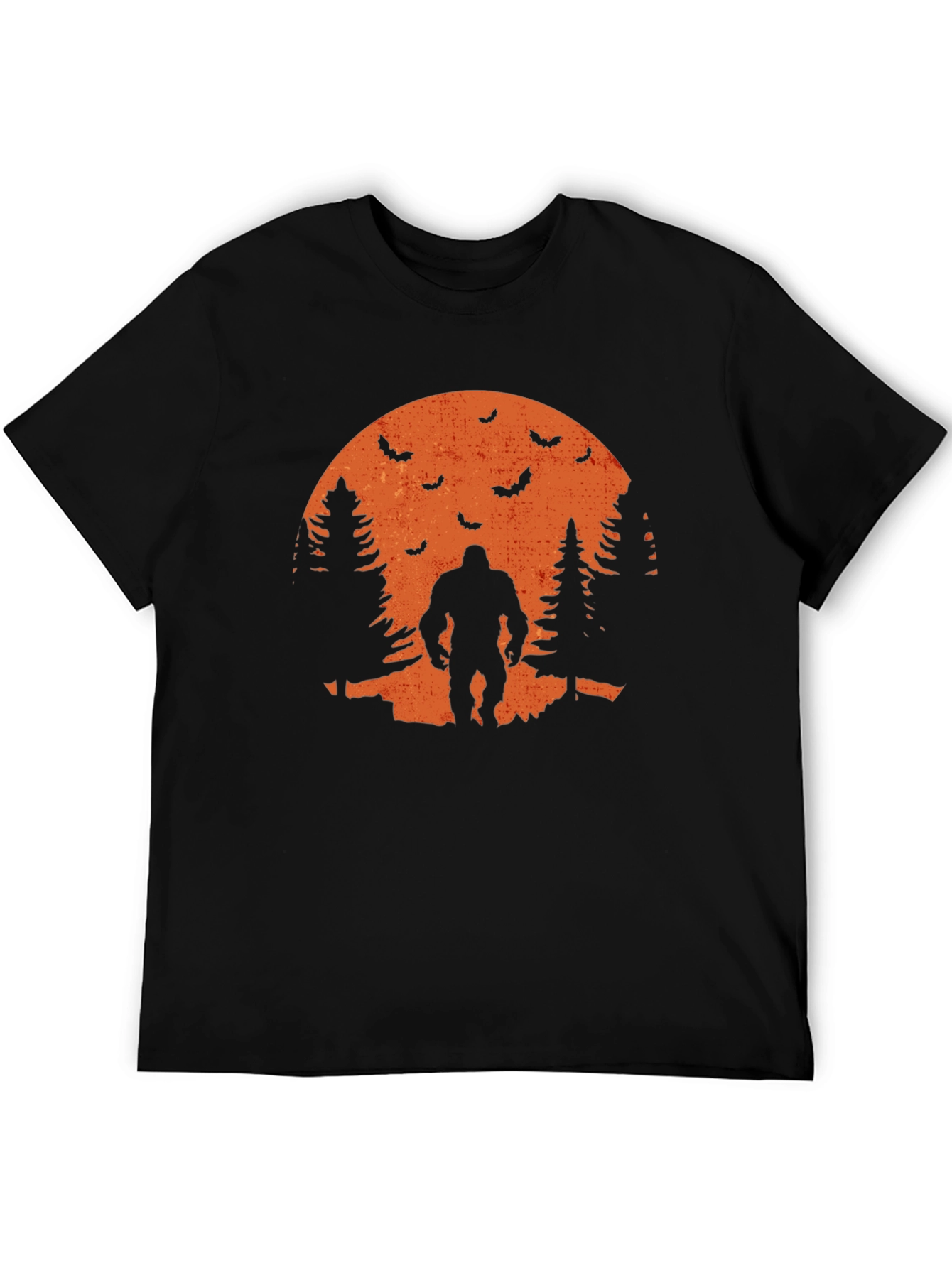 Bigfoot Halloween T-Shirt - Spooky Sasquatch Design