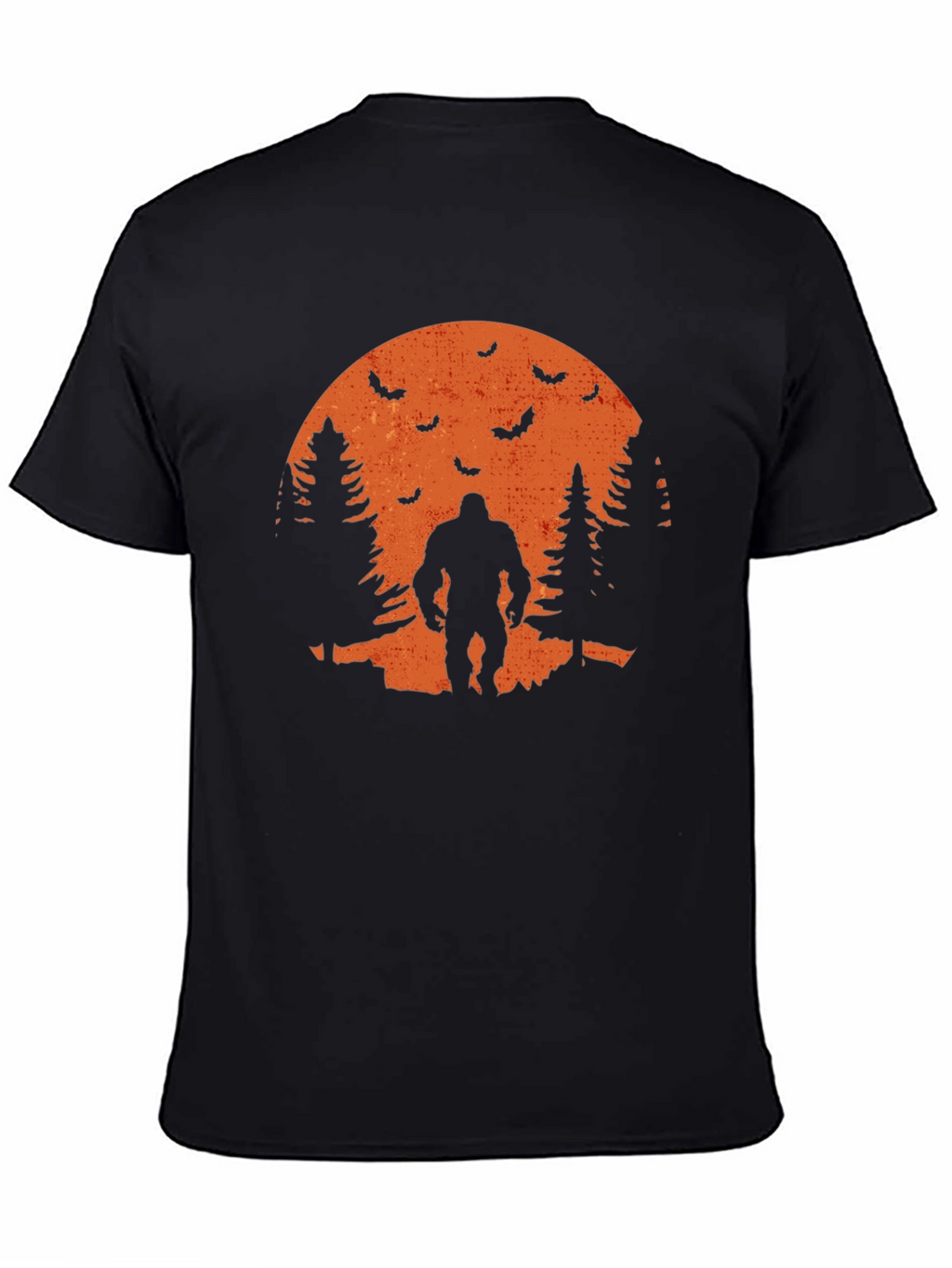 Bigfoot Halloween T-Shirt - Spooky Sasquatch Design