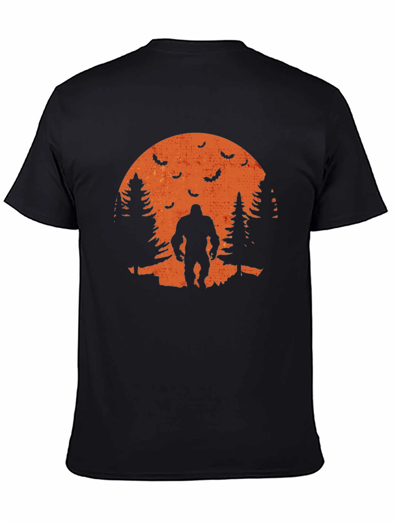 Bigfoot Halloween T-Shirt - Spooky Sasquatch Design