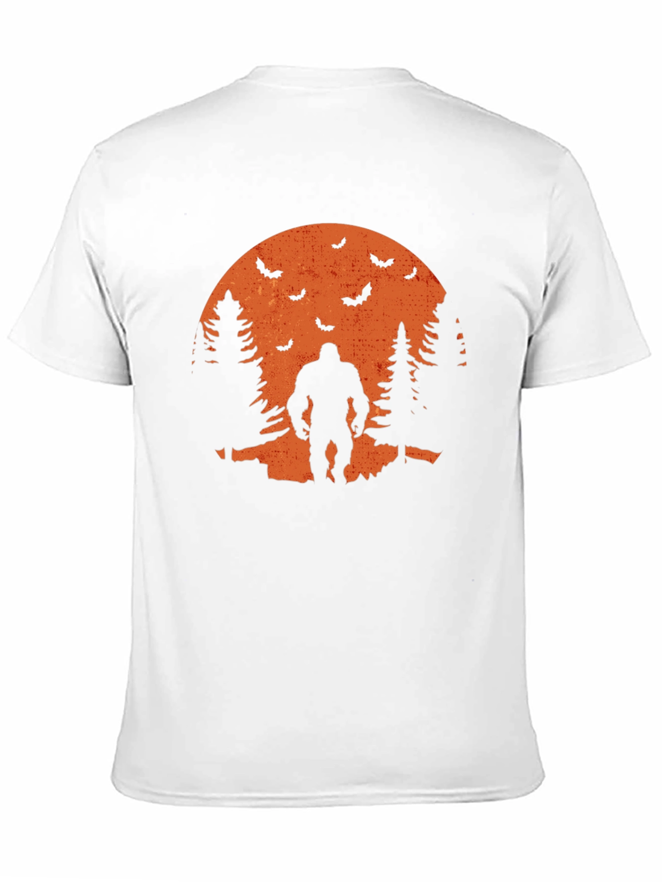 Bigfoot Halloween T-Shirt - Spooky Sasquatch Design