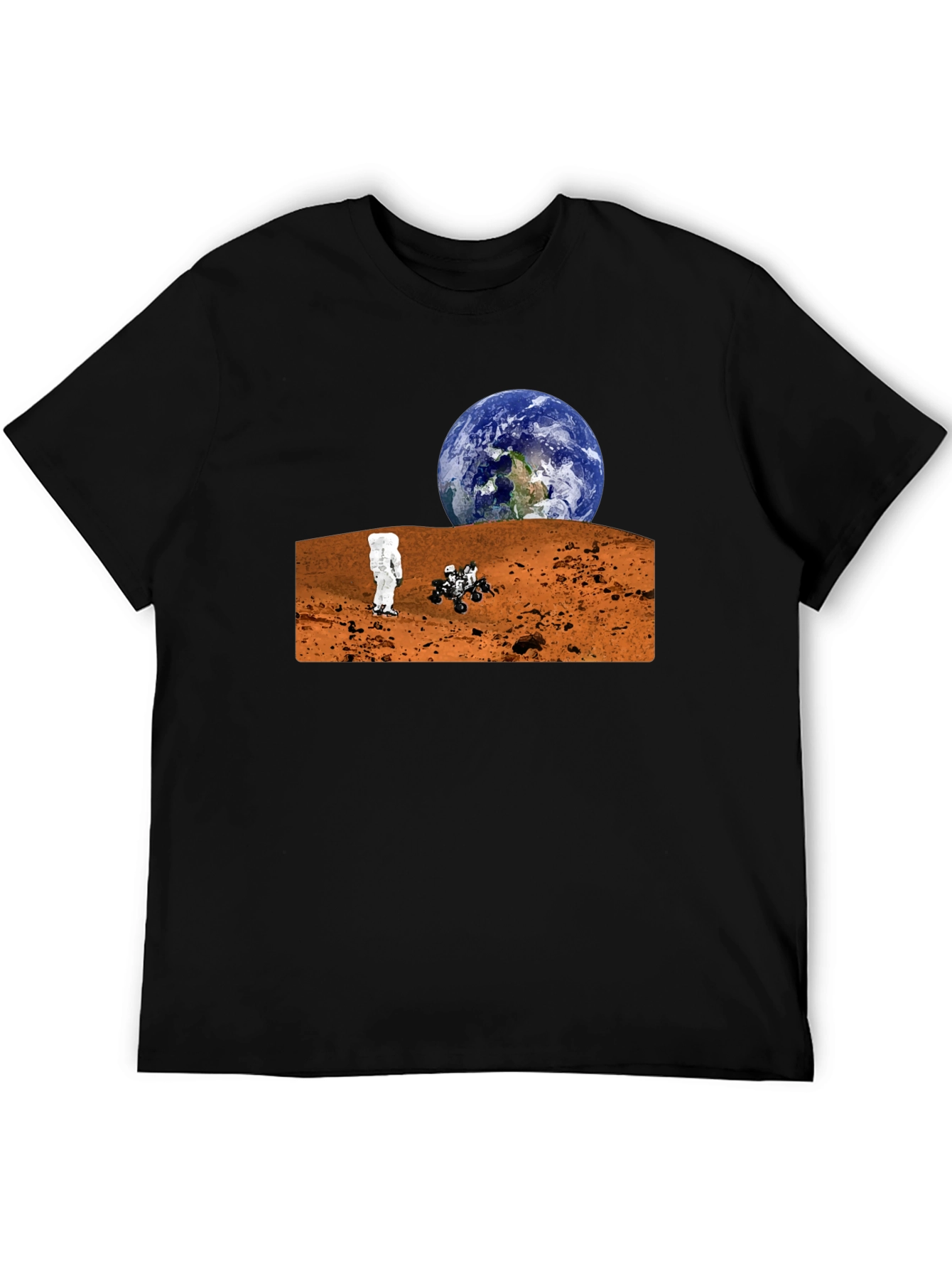 Mars Exploration T-Shirt - Earthrise Design
