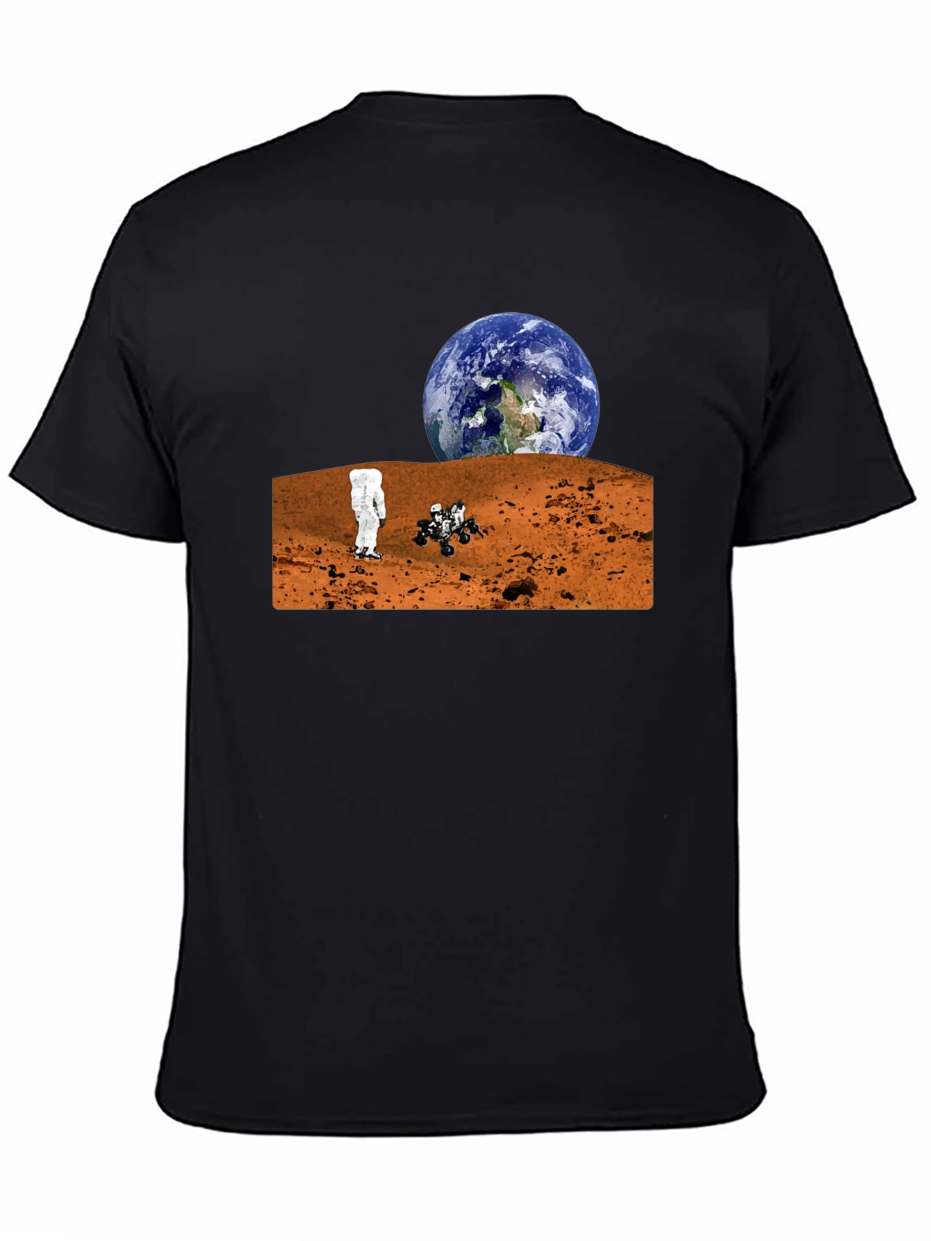 Mars Exploration T-Shirt - Earthrise Design
