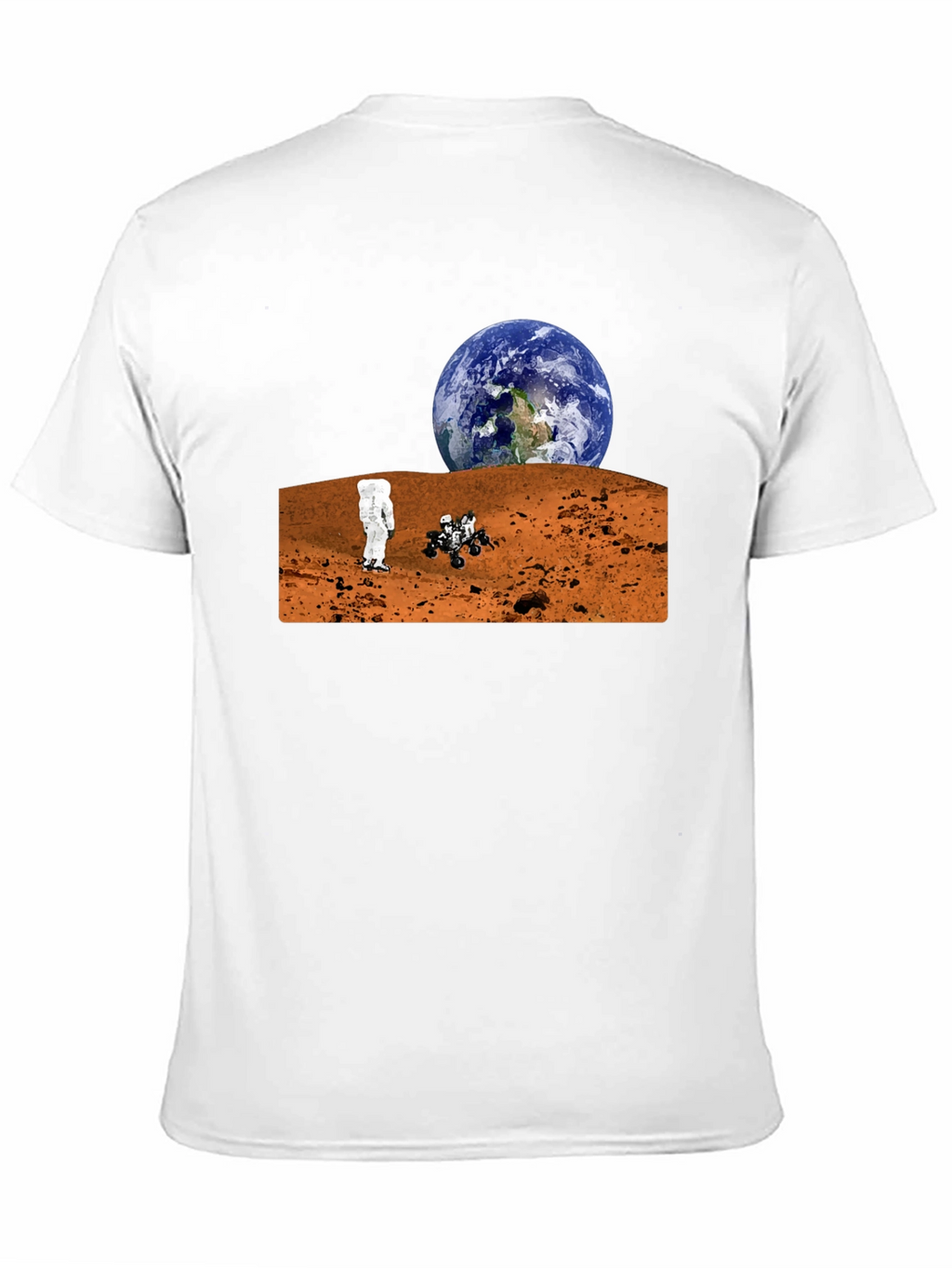 Mars Exploration T-Shirt - Earthrise Design