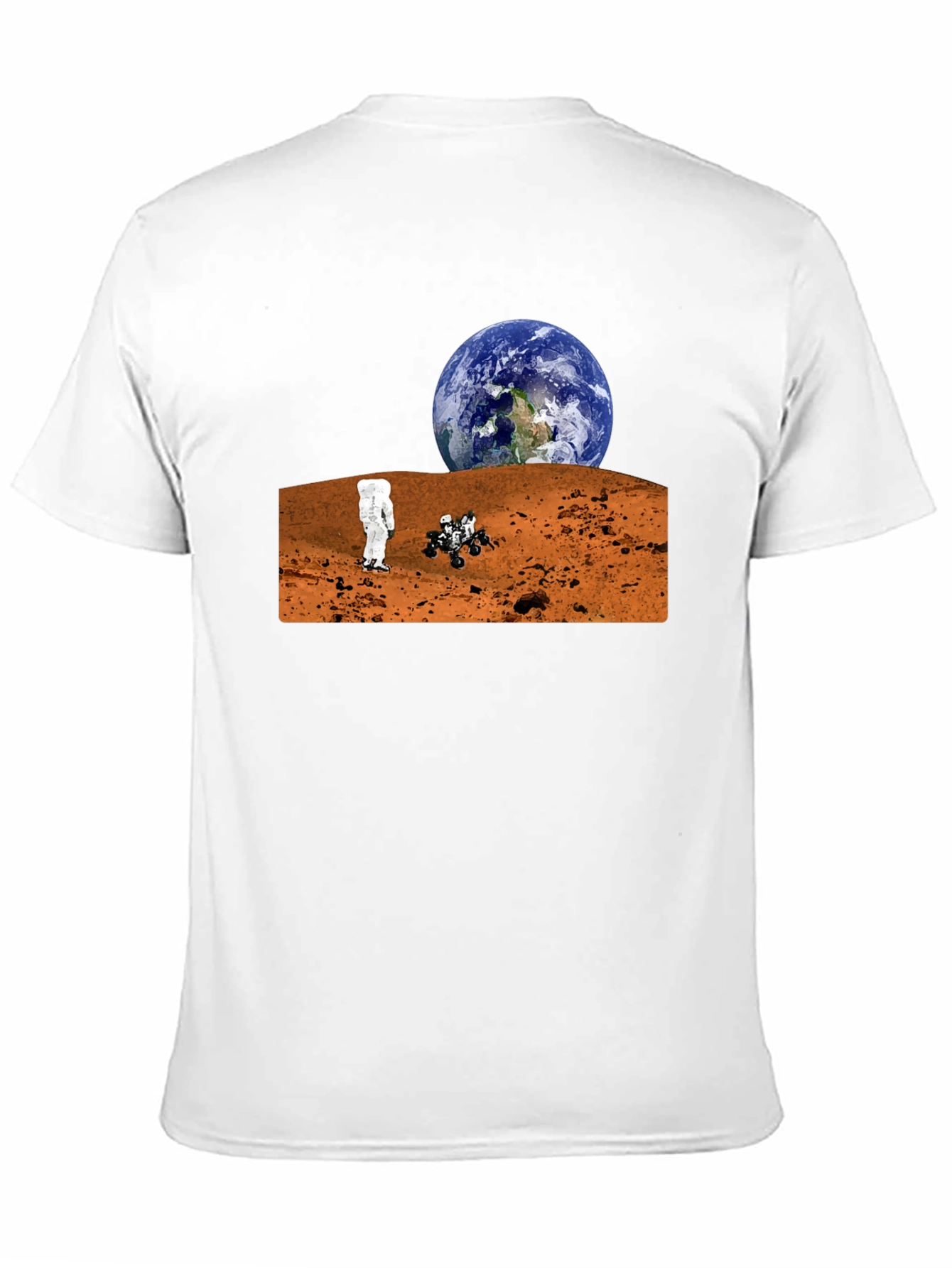 Mars Exploration T-Shirt - Earthrise Design