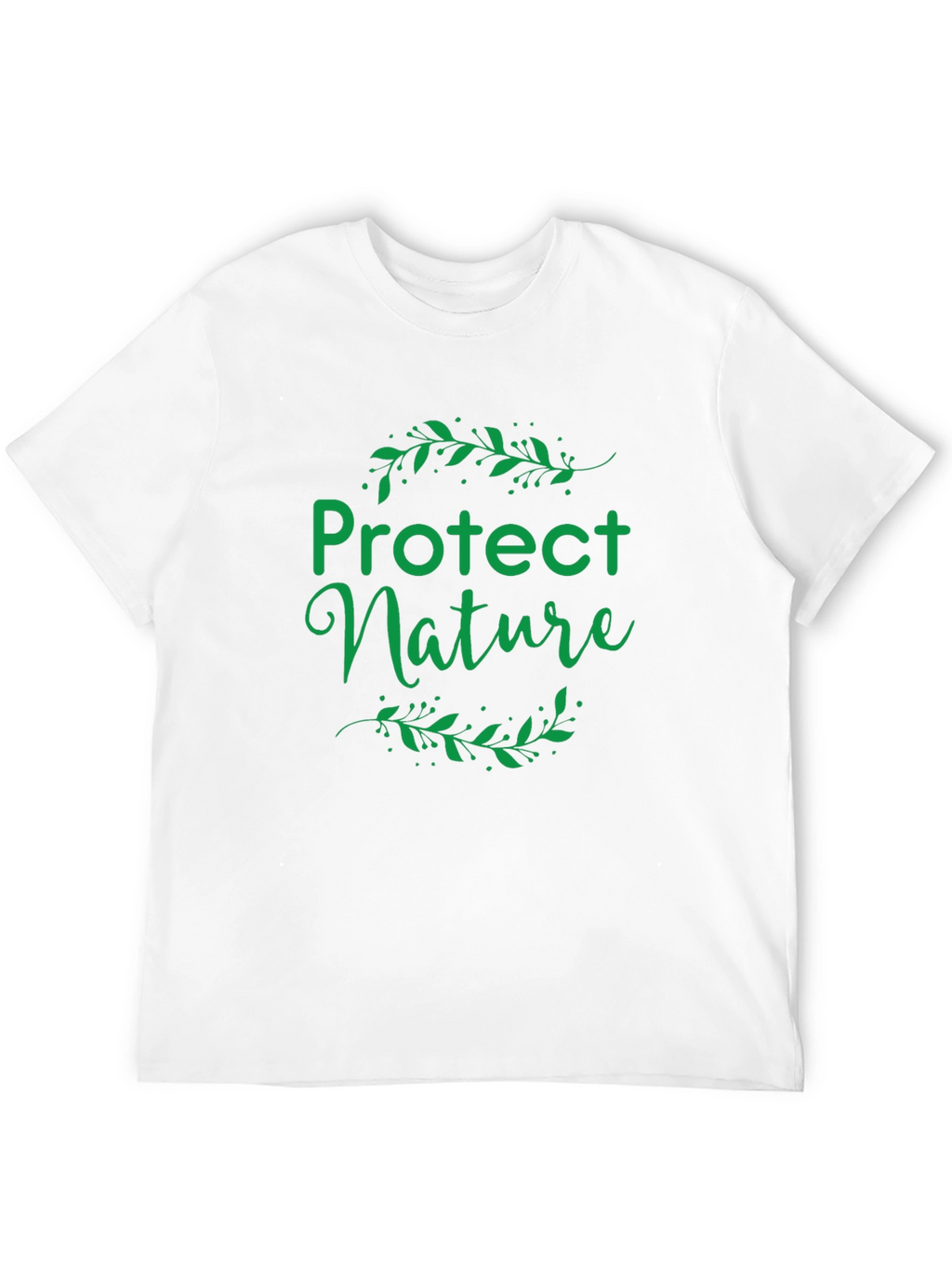 Protect Nature Graphic Tee - Eco-Friendly Black T-Shirt
