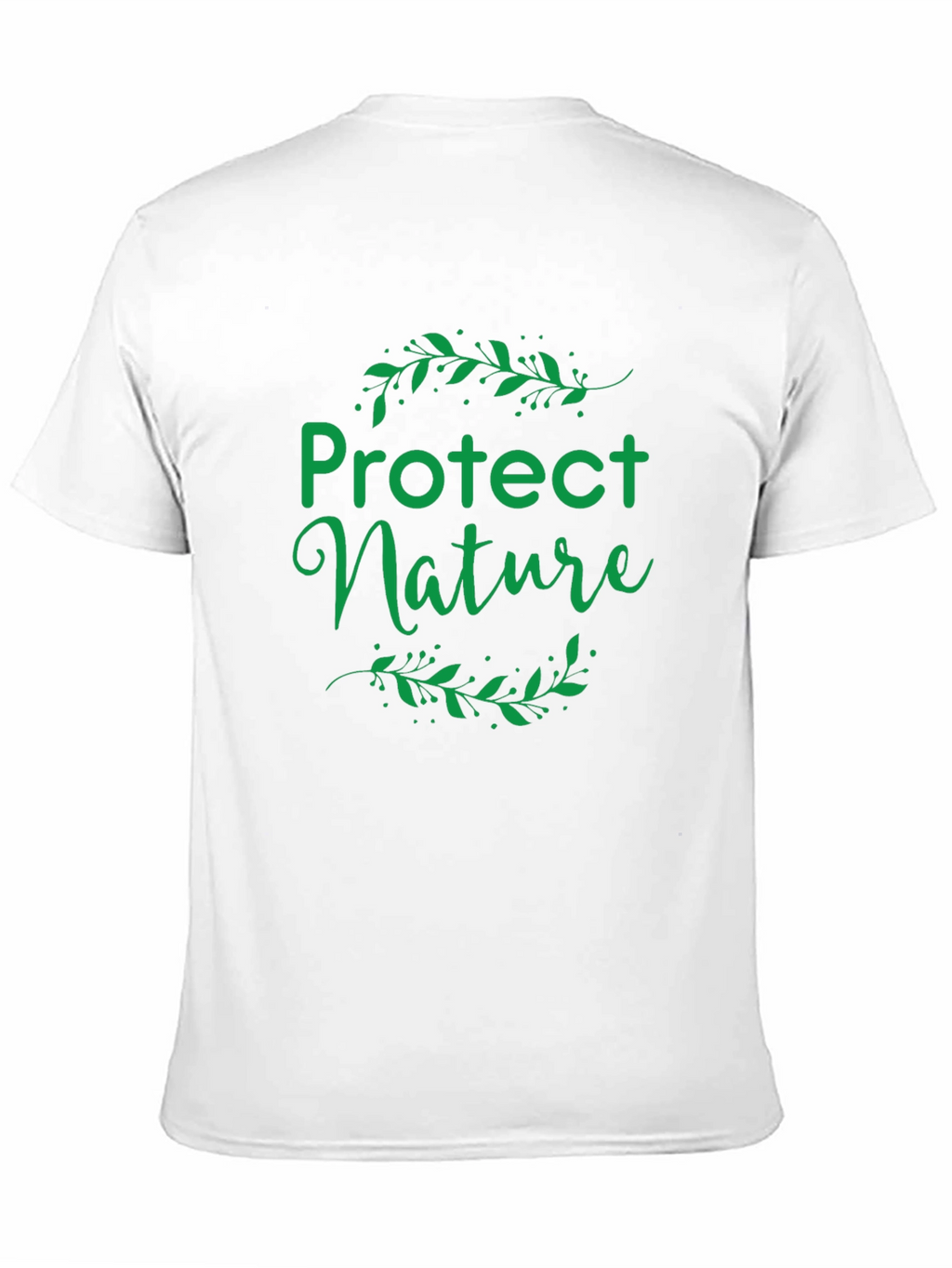 Protect Nature Graphic Tee - Eco-Friendly Black T-Shirt