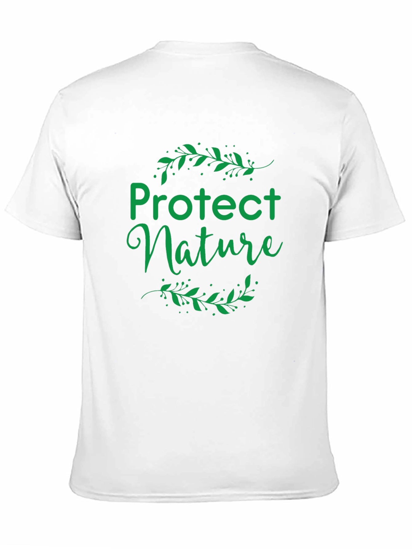 Protect Nature Graphic Tee - Eco-Friendly Black T-Shirt