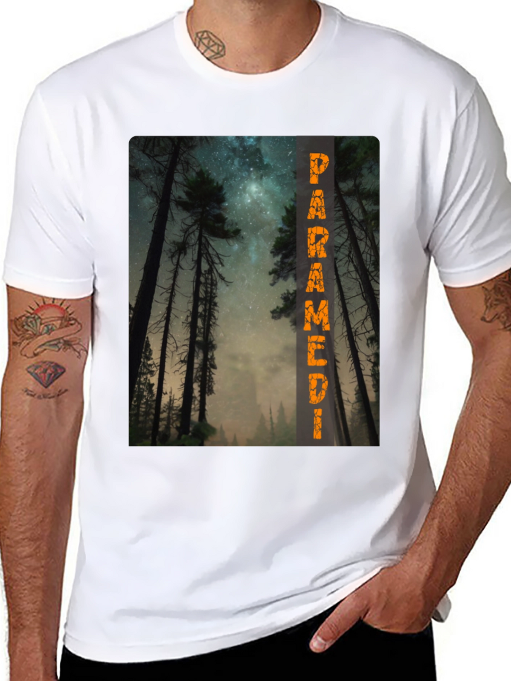Paramedic Galaxy Forest T-Shirt