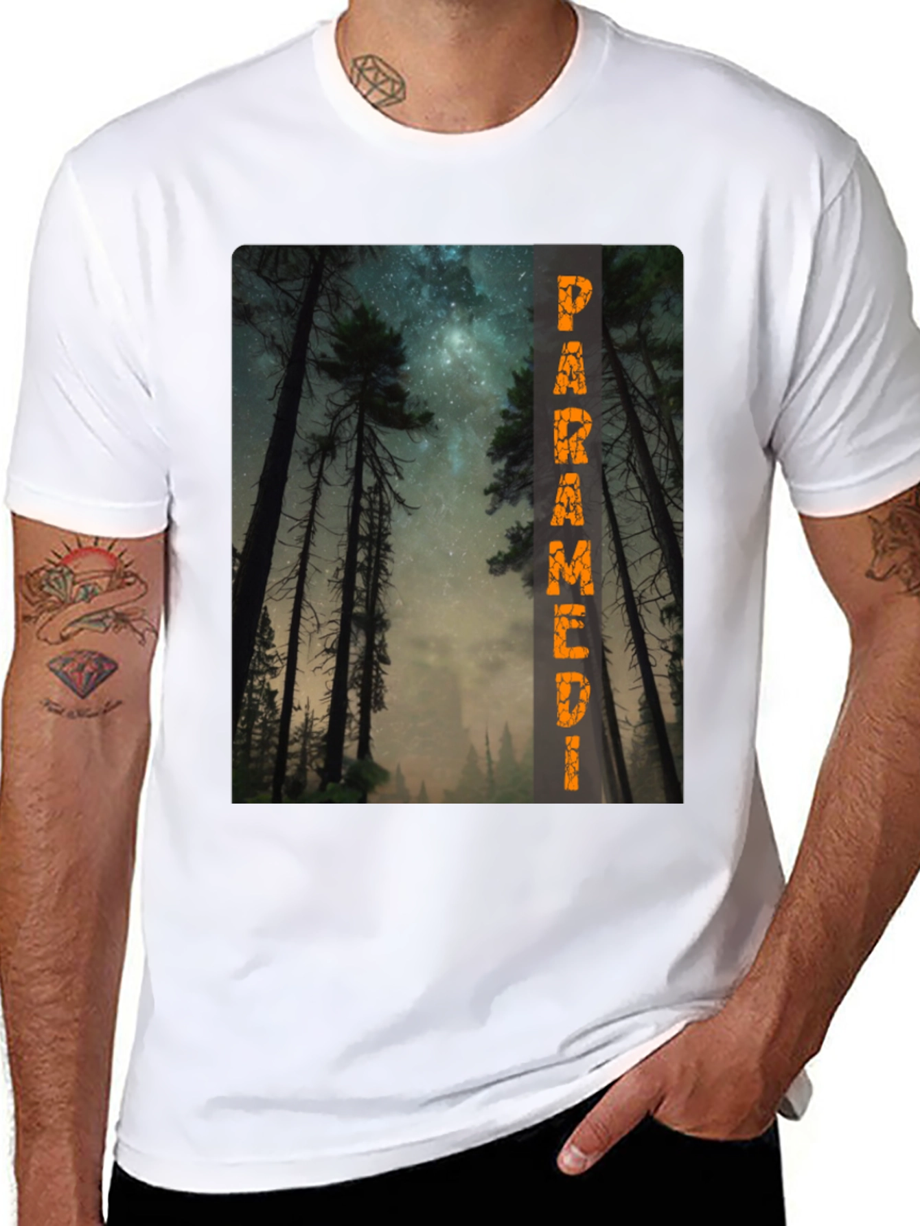 Paramedic Galaxy Forest T-Shirt