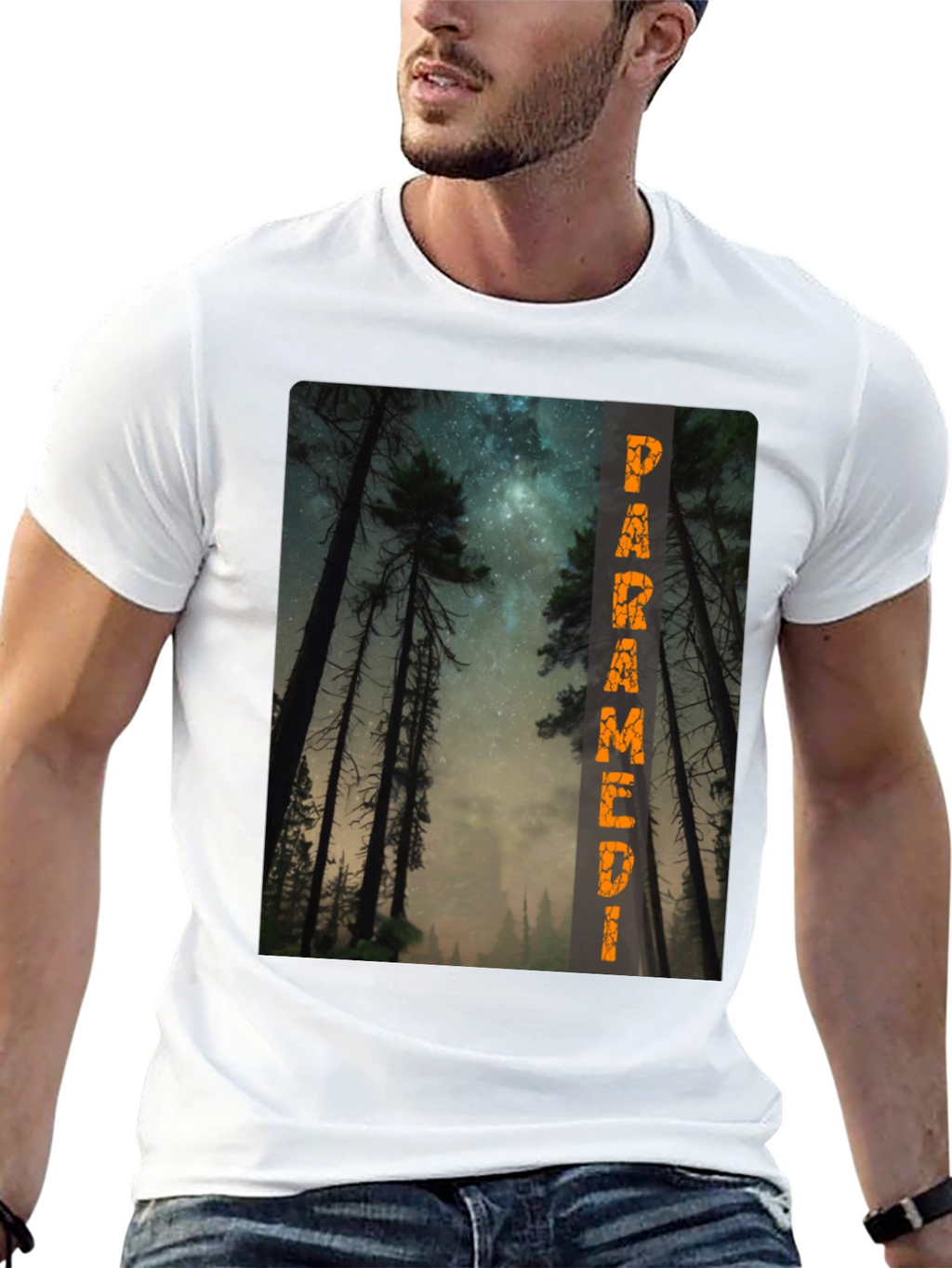 Paramedic Galaxy Forest T-Shirt