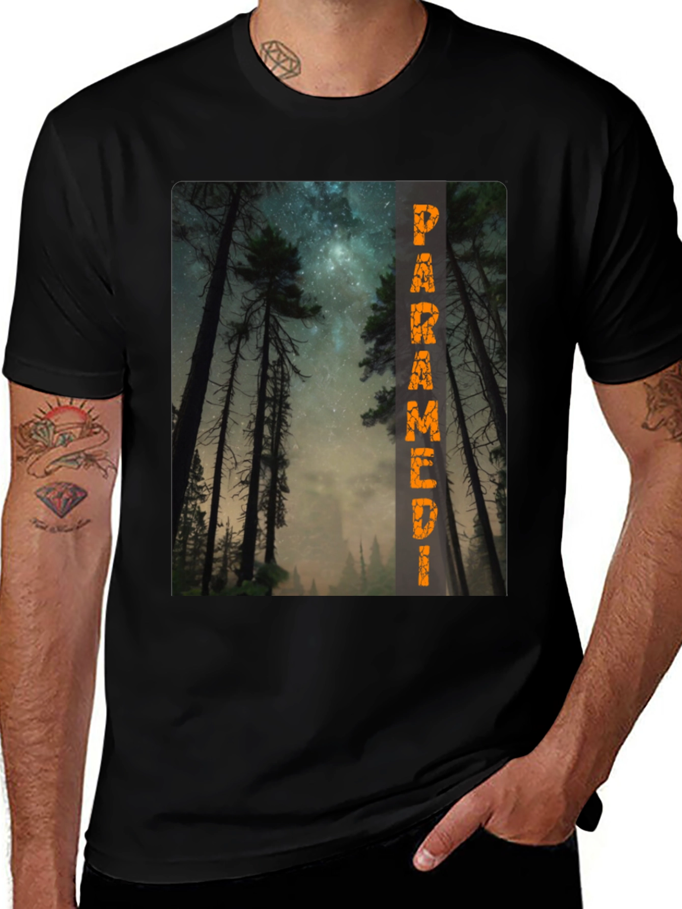Paramedic Galaxy Forest T-Shirt
