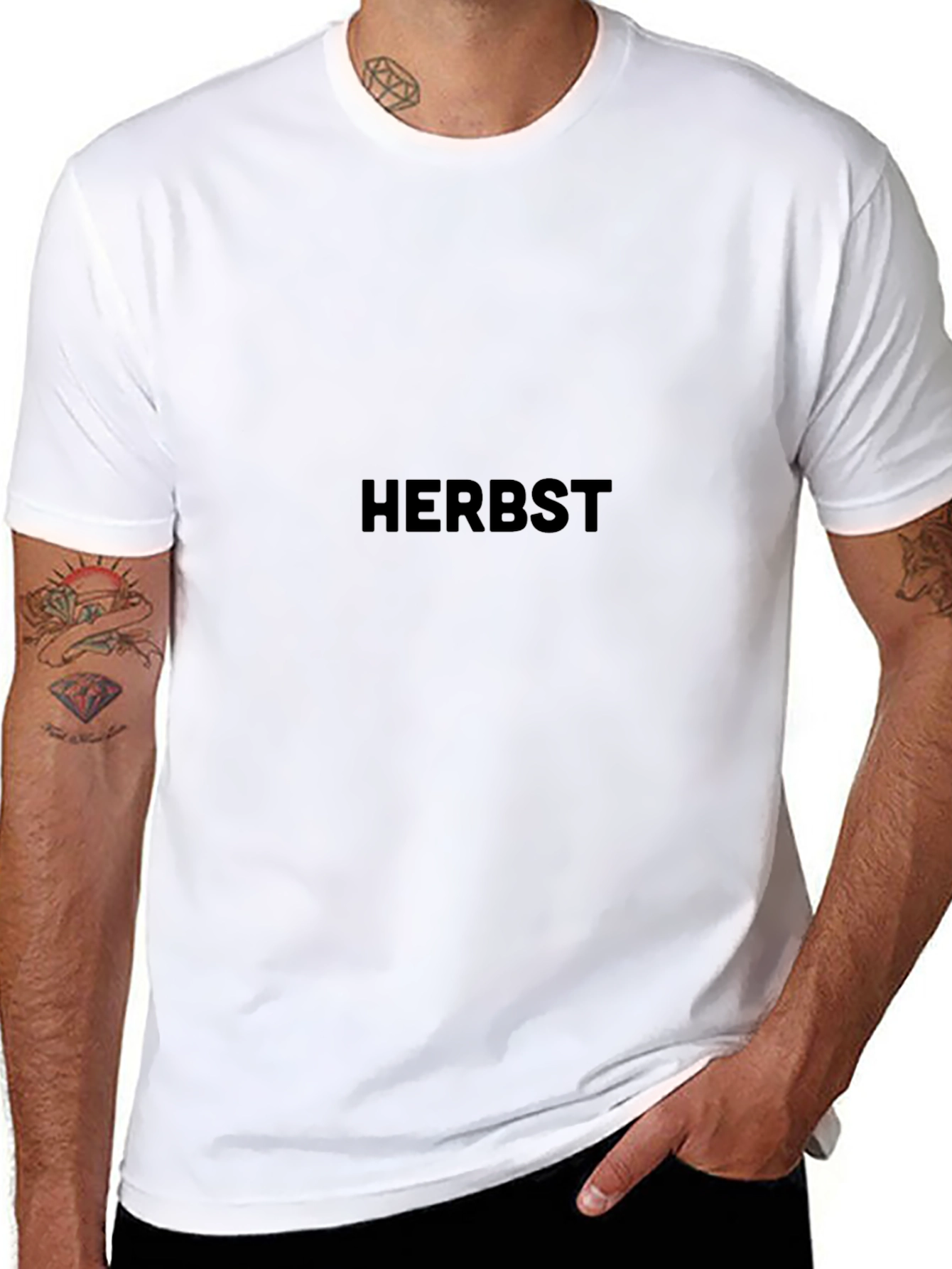 Herbst Black Graphic T-Shirt