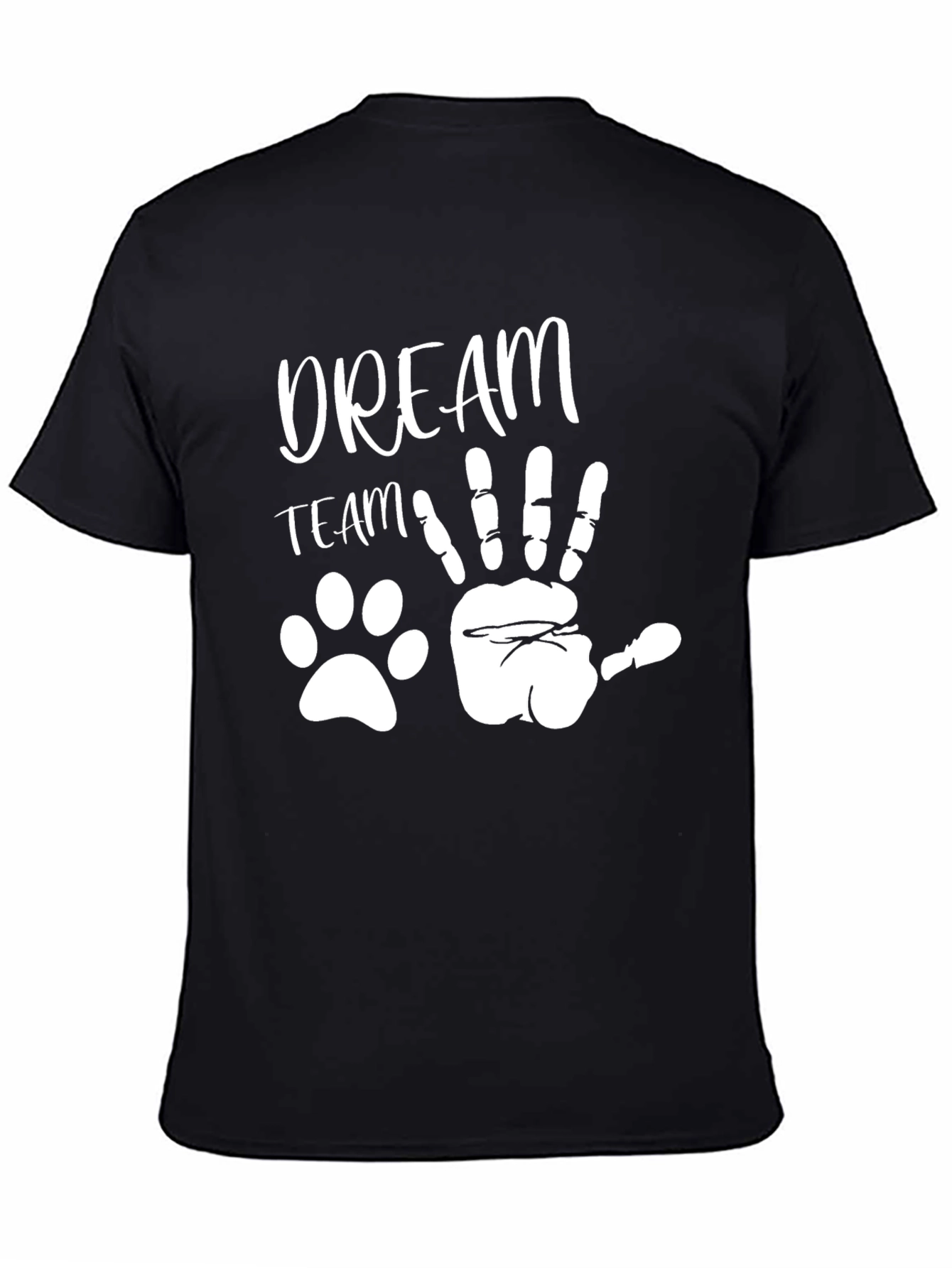 Dream Team Hand & Paw Print Graphic Tee