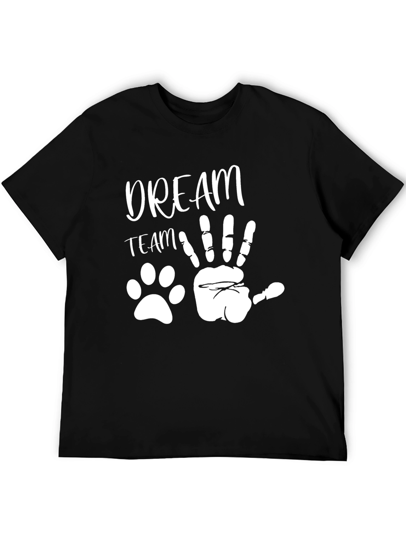Dream Team Hand & Paw Print Graphic Tee