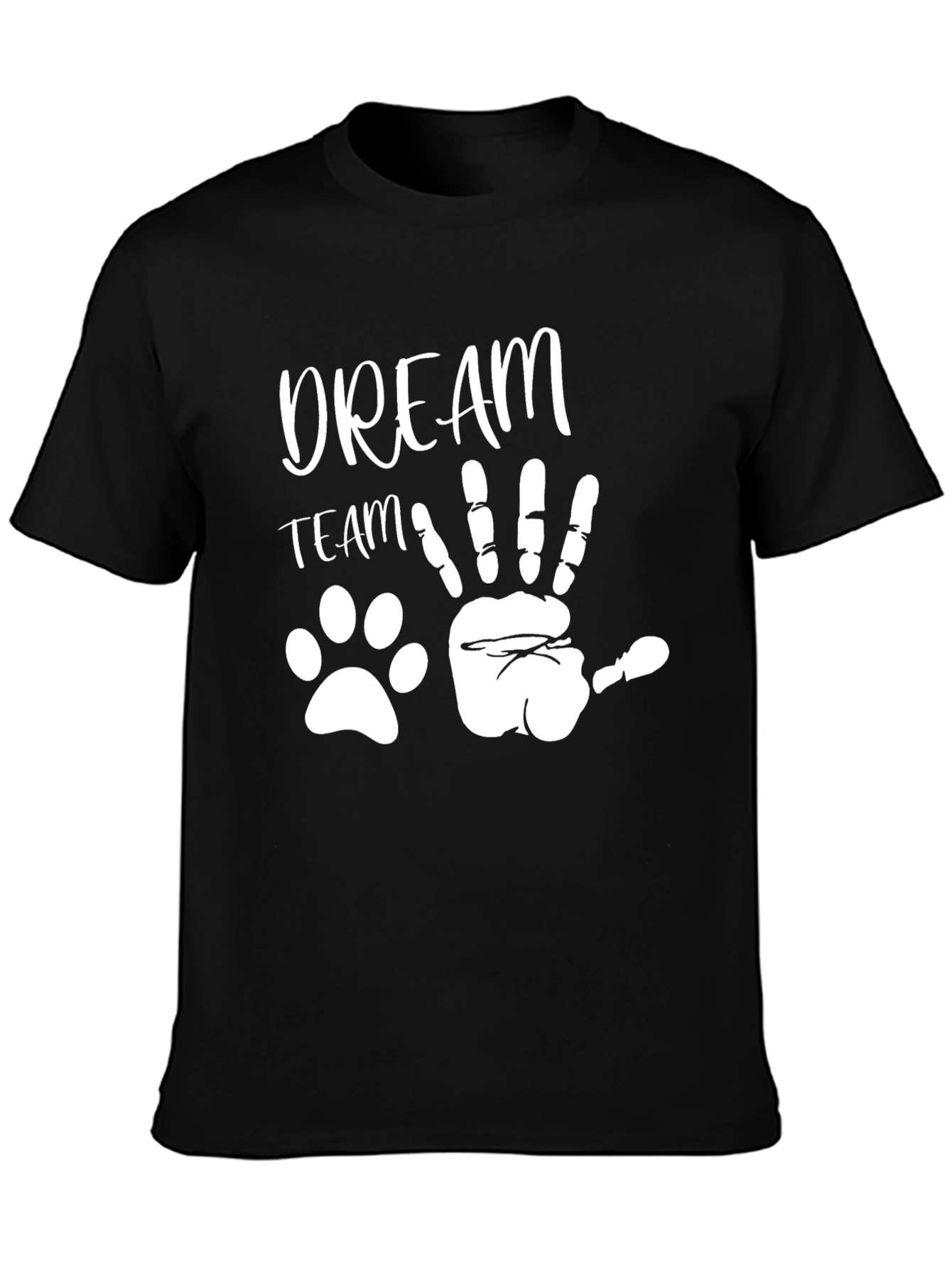 Dream Team Hand & Paw Print Graphic Tee