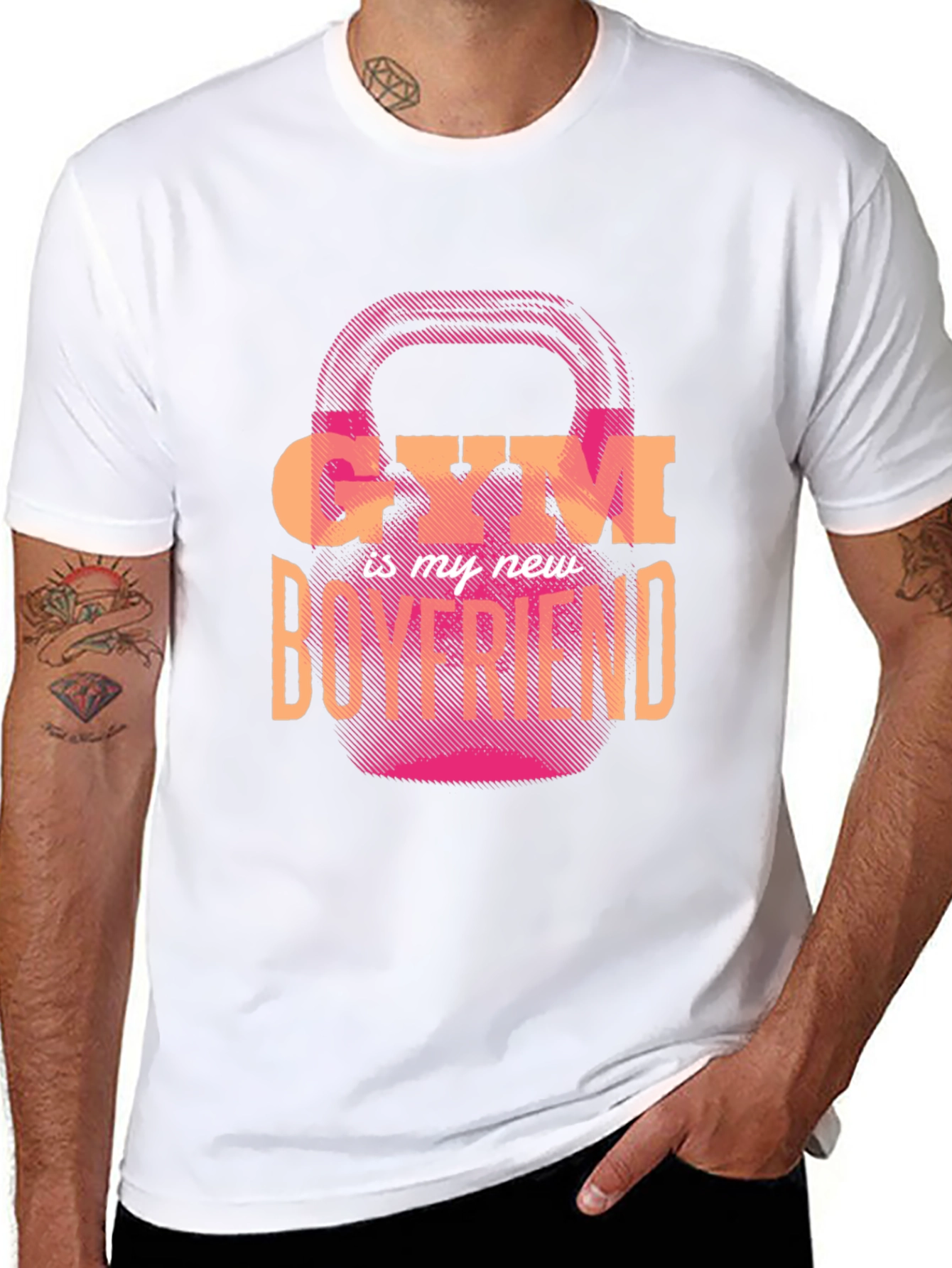 Gym is My New Boyfriend Graphic Tee