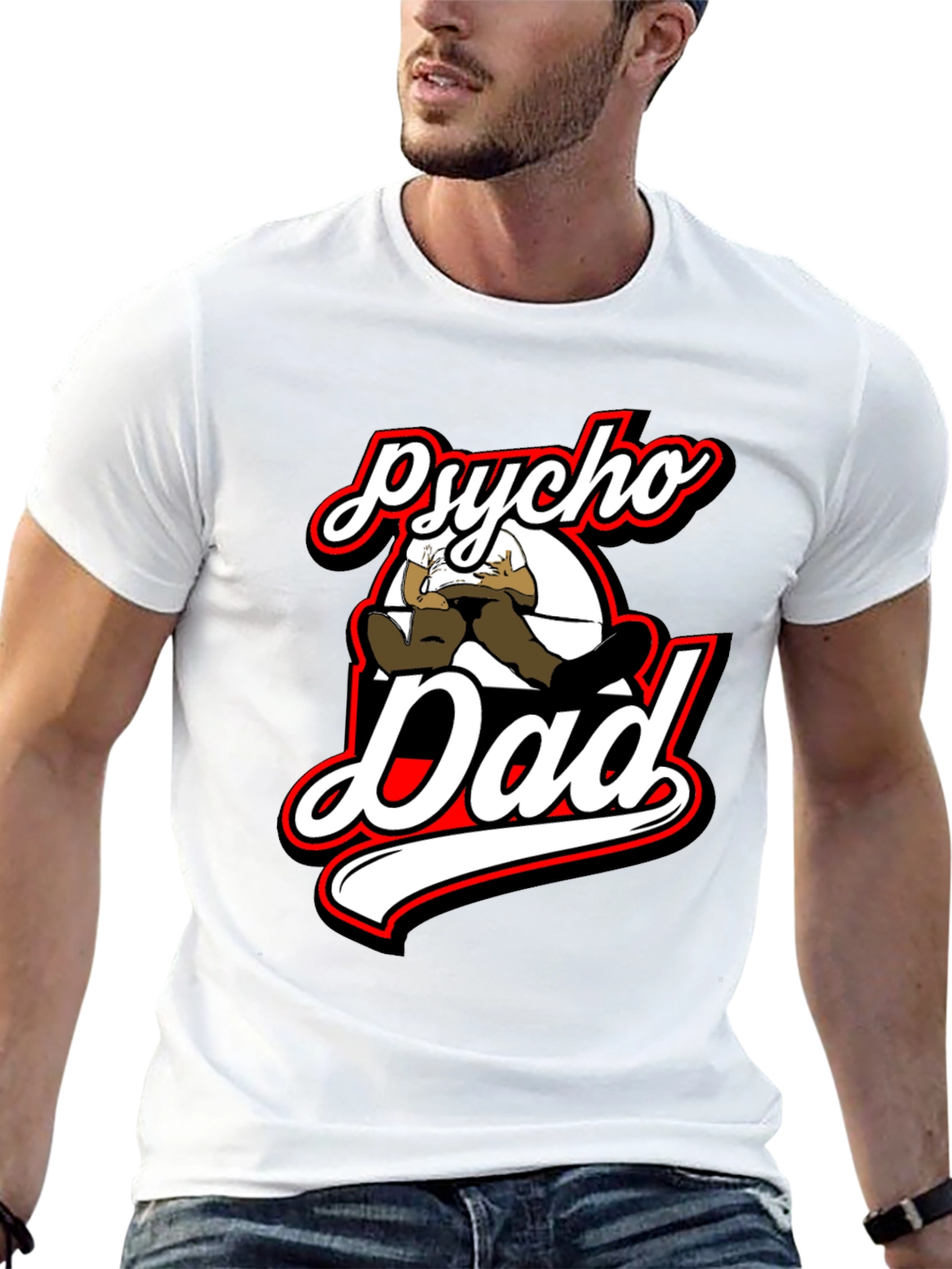 Psycho Dad Graphic T-Shirt