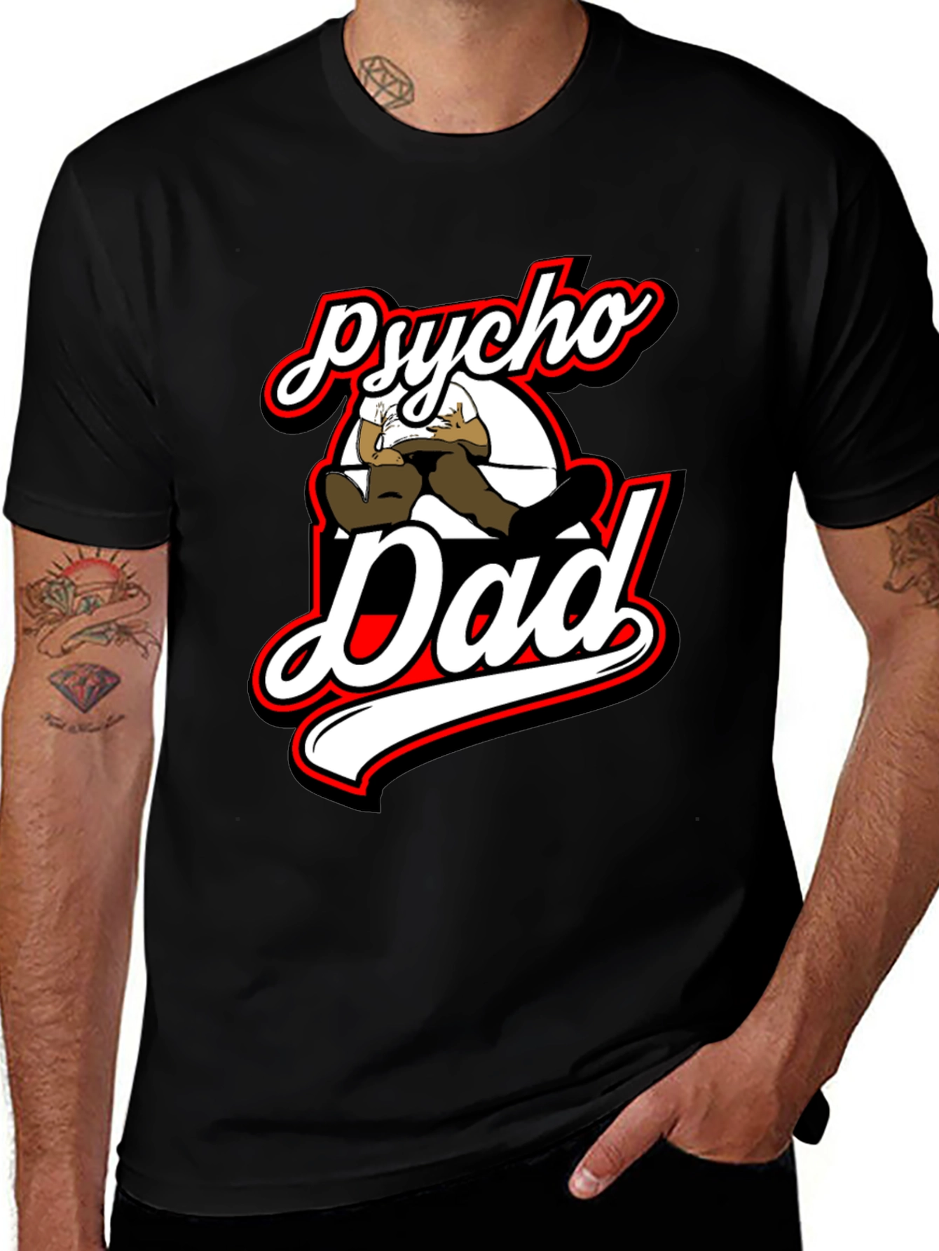 Psycho Dad Graphic T-Shirt
