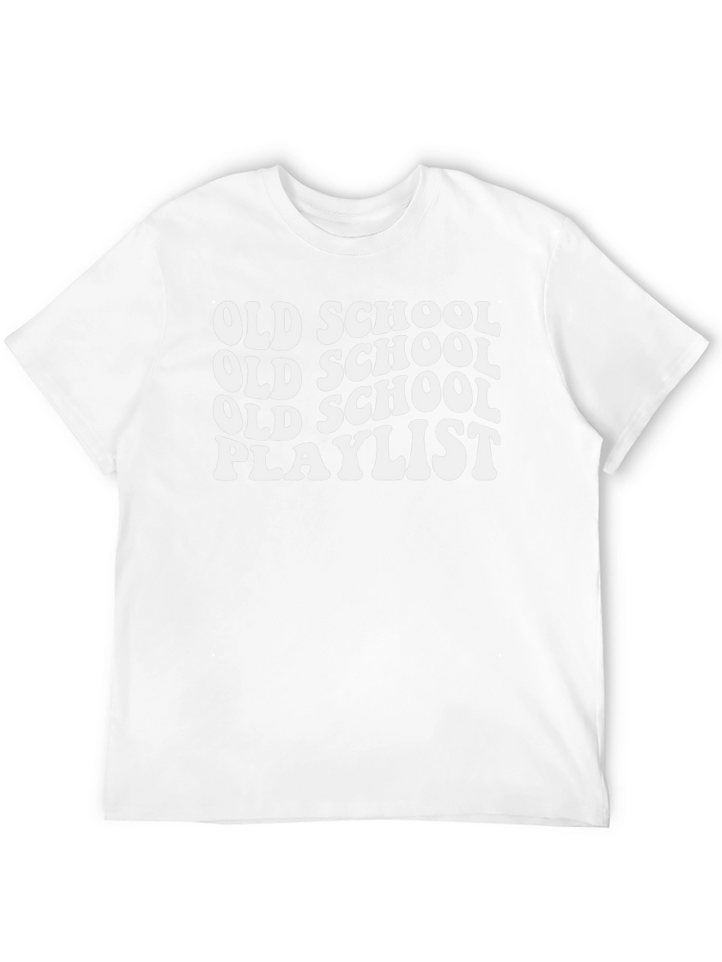 Old School Playlist Black T-Shirt