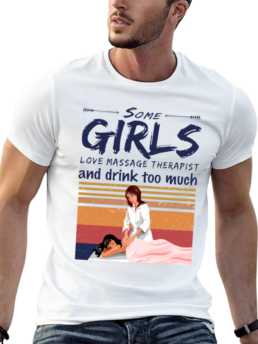 Massage Therapist T-Shirt - Some Girls Love Massage