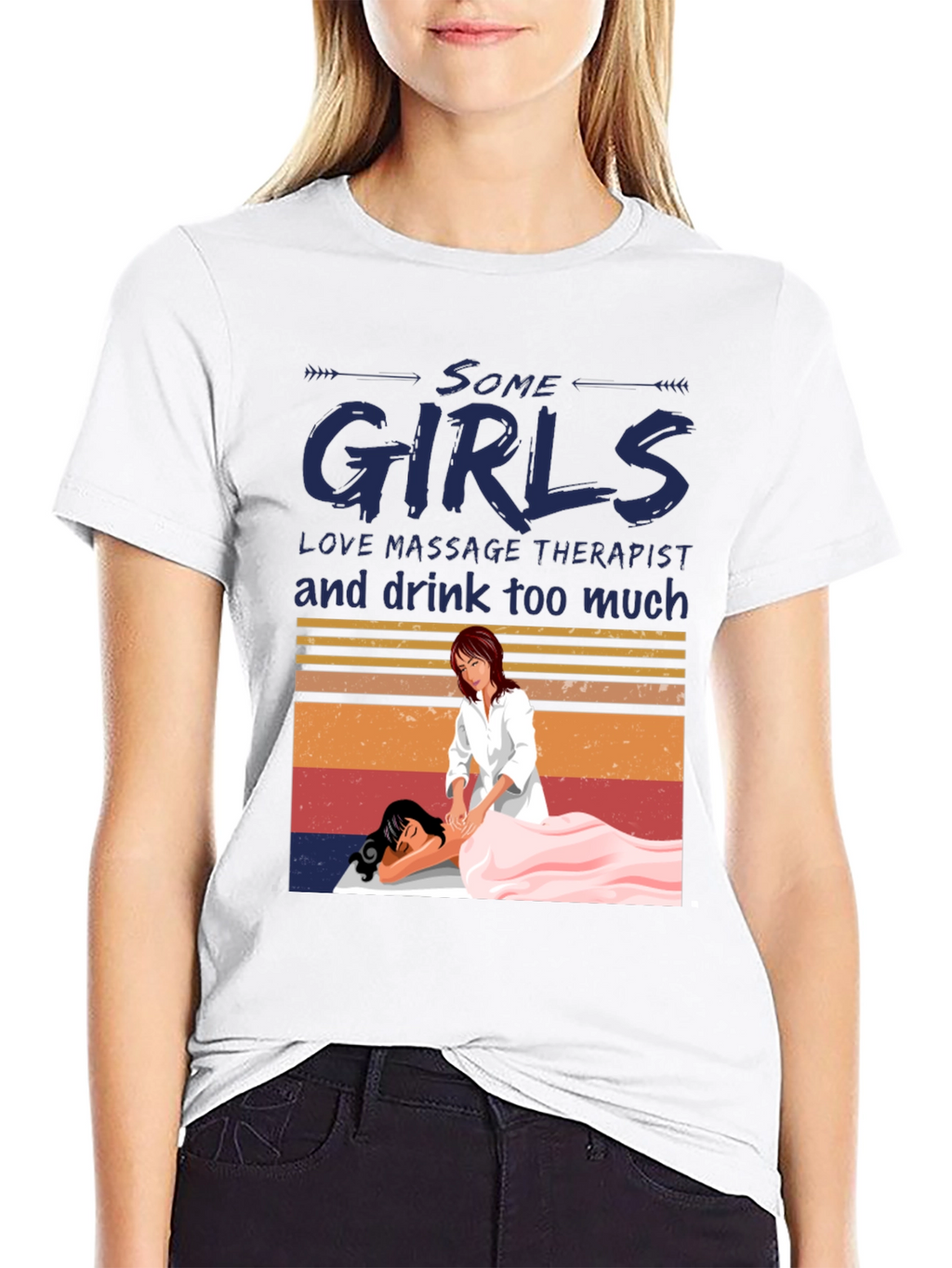 Massage Therapist T-Shirt - Some Girls Love Massage
