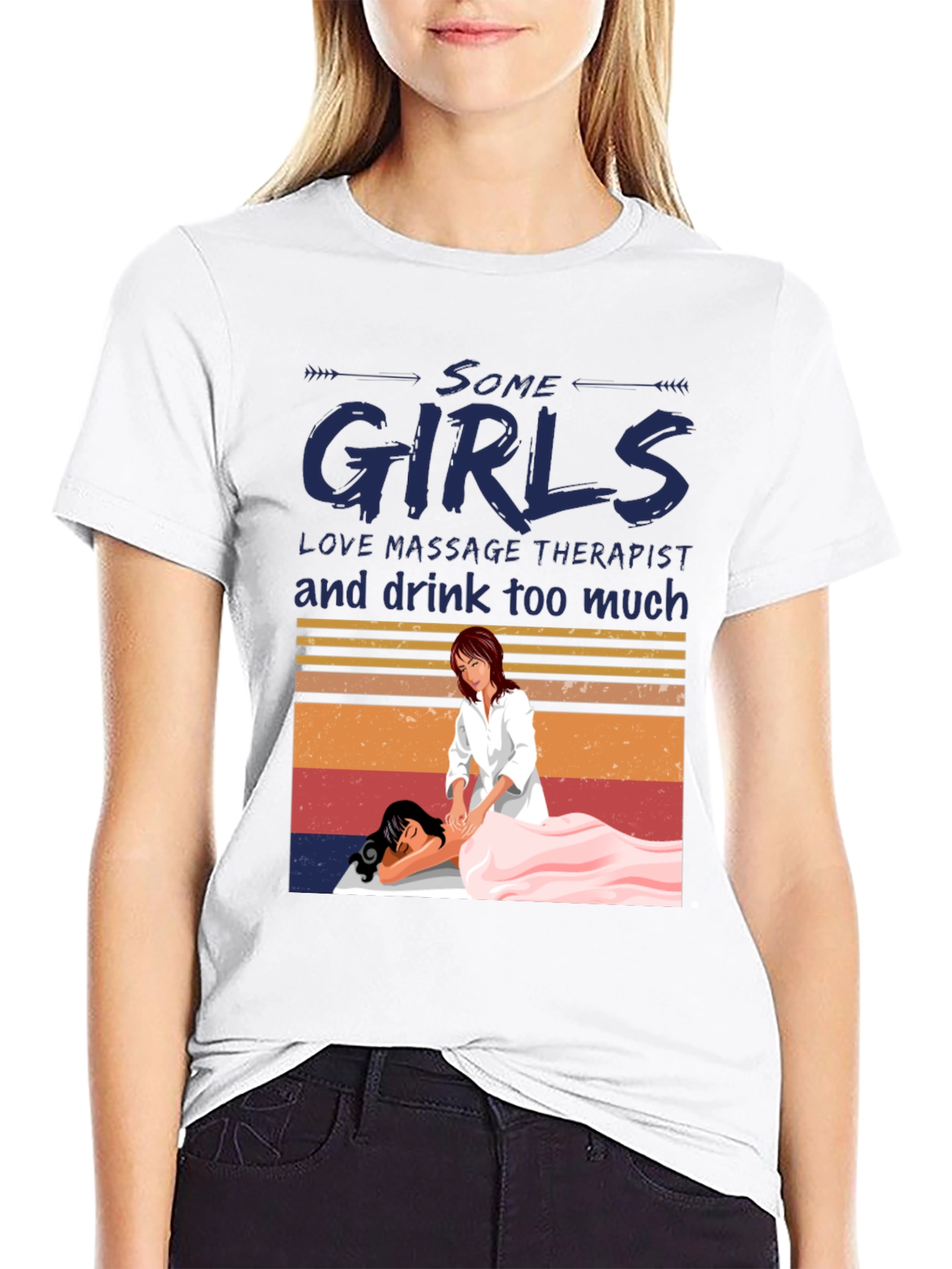 Massage Therapist T-Shirt - Some Girls Love Massage