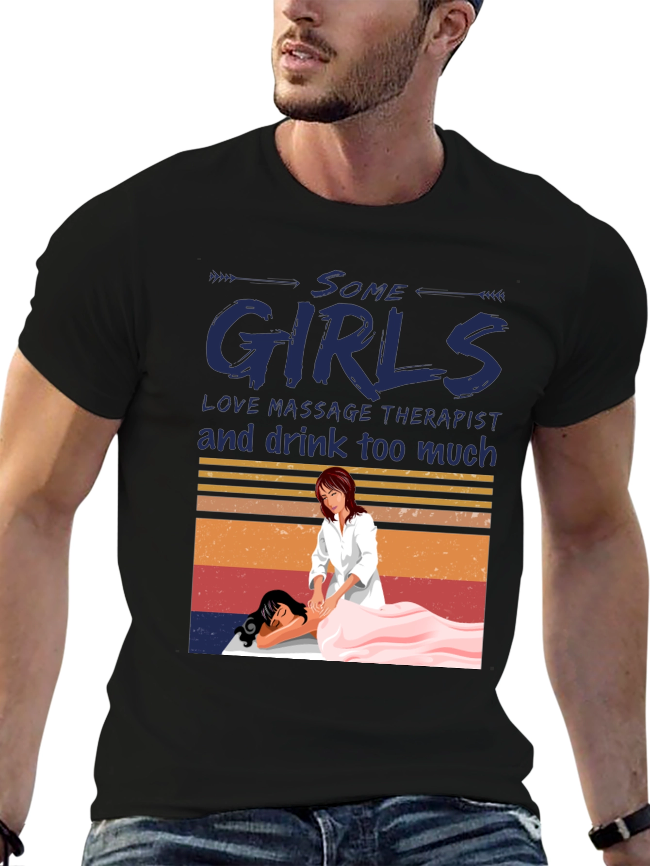 Massage Therapist T-Shirt - Some Girls Love Massage
