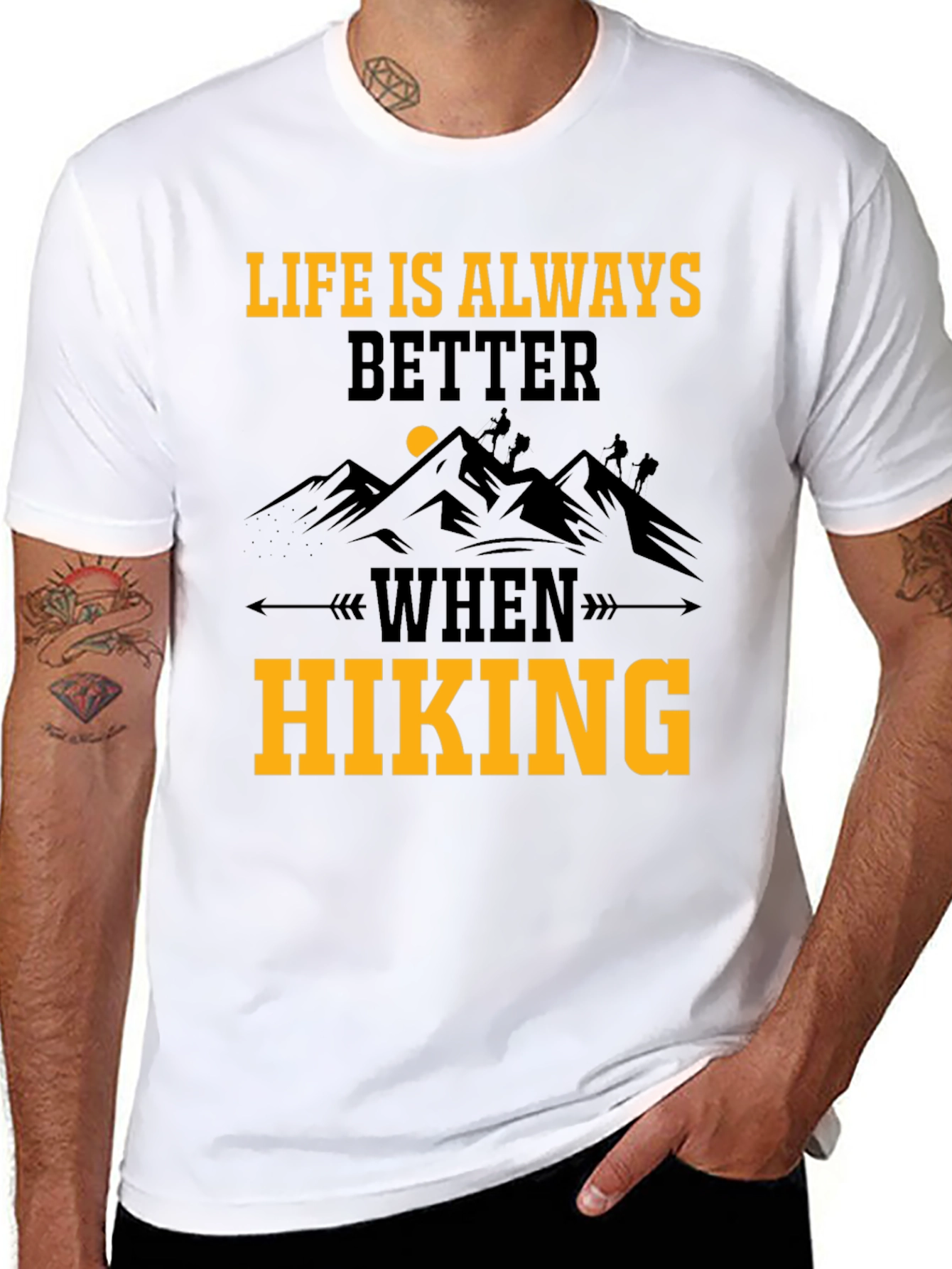 Hiking Adventure T-Shirt - Life is Better When Hiking!