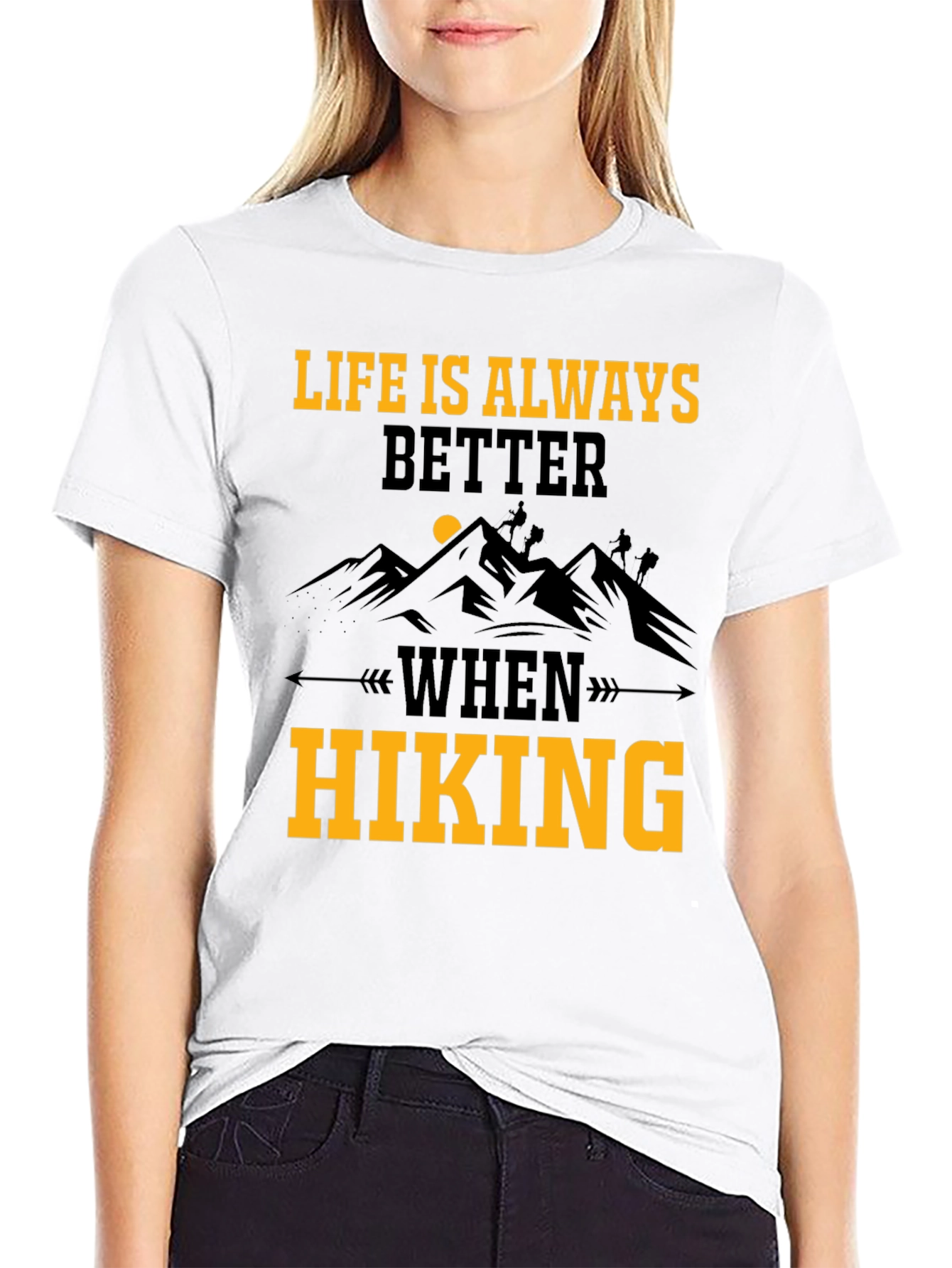 Hiking Adventure T-Shirt - Life is Better When Hiking!