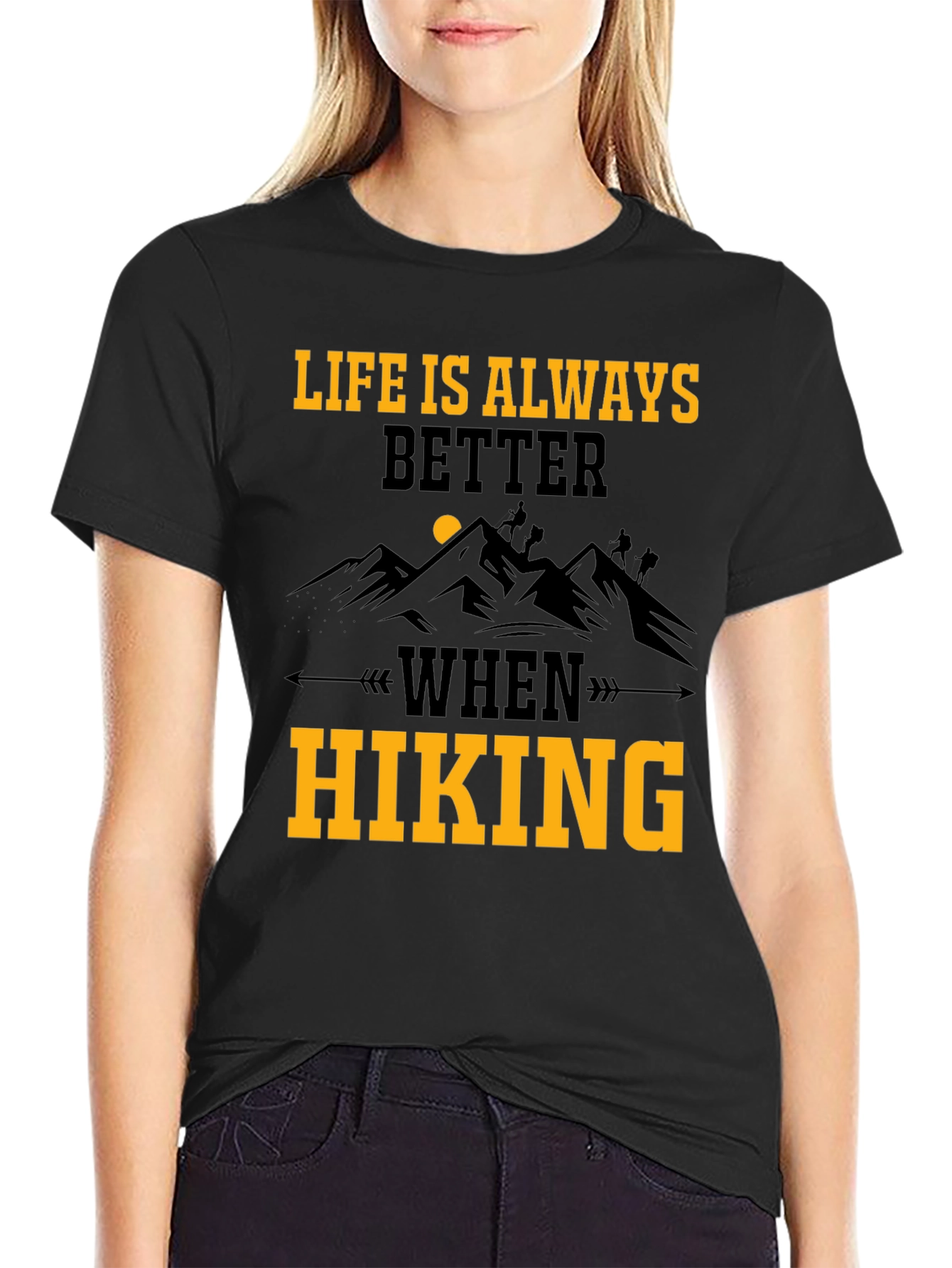 Hiking Adventure T-Shirt - Life is Better When Hiking!