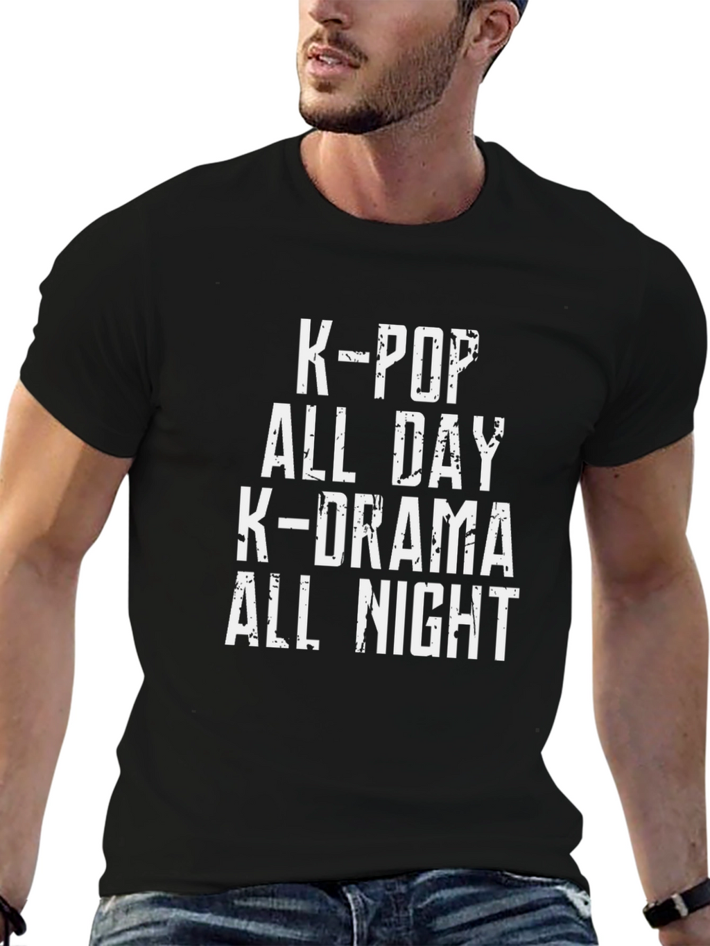 K-POP All Day K-Drama All Night T-Shirt