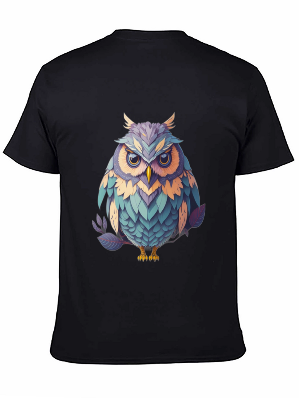 Owl Graphic Tee - Unique Bird Design