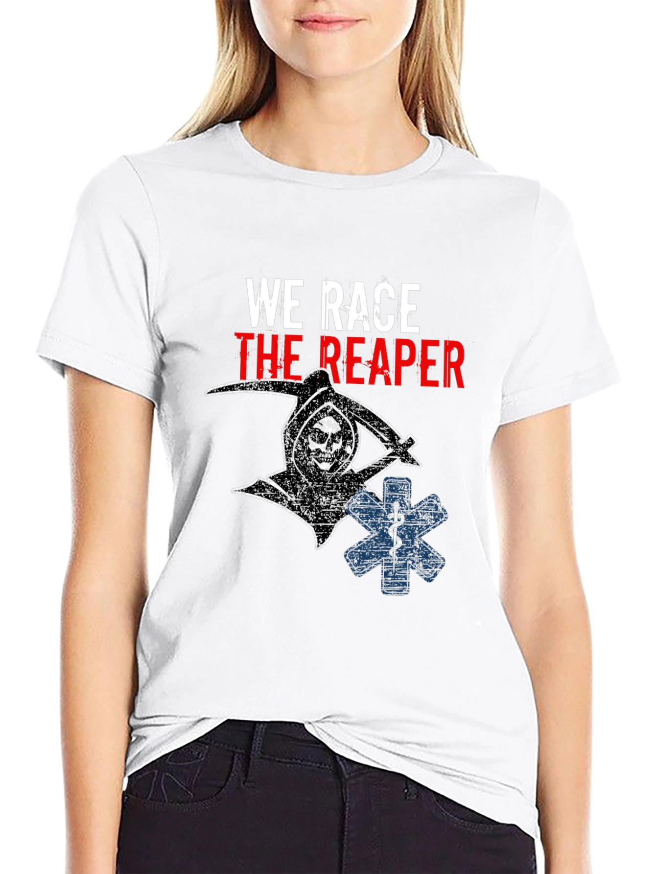 We Race The Reaper EMS T-Shirt