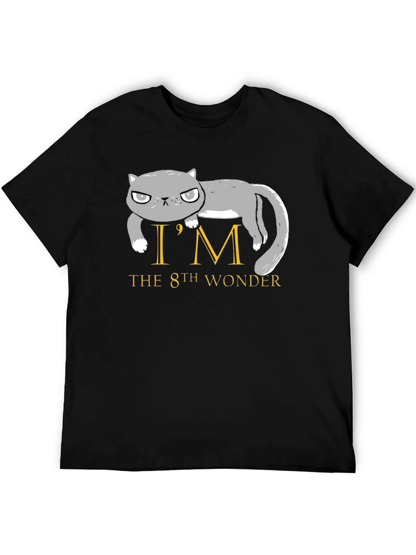 Grumpy Cat 8th Wonder Black T-Shirt