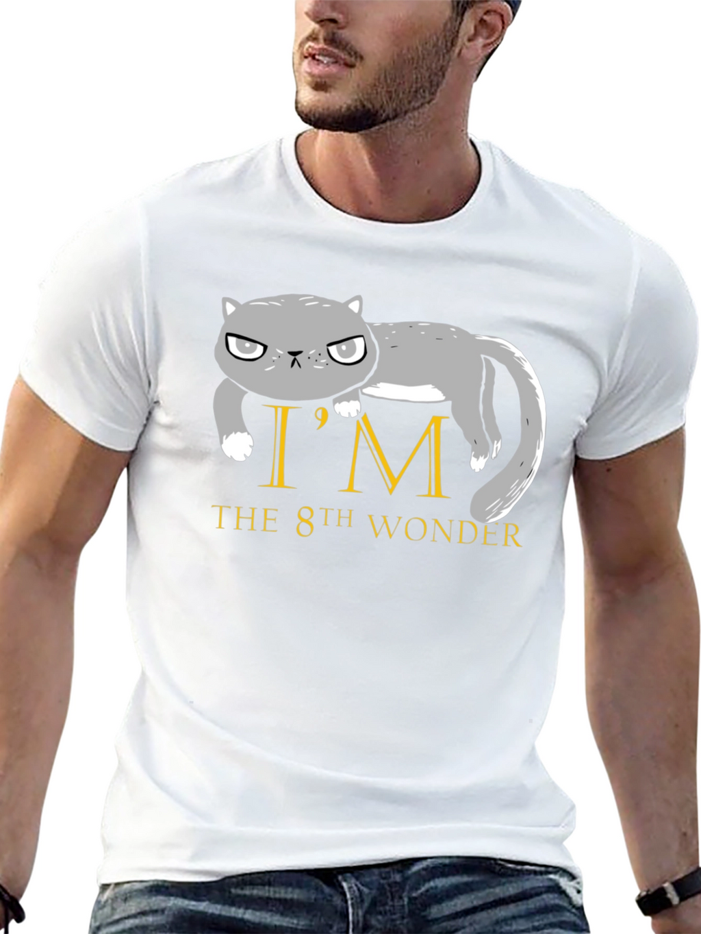 Grumpy Cat 8th Wonder Black T-Shirt