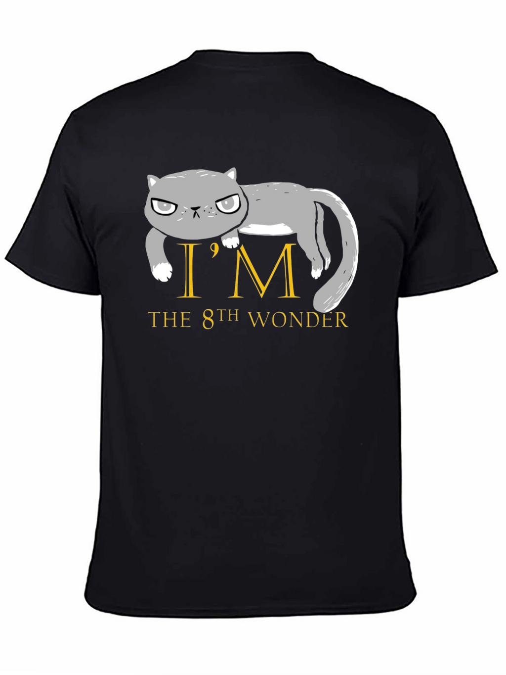 Grumpy Cat 8th Wonder Black T-Shirt