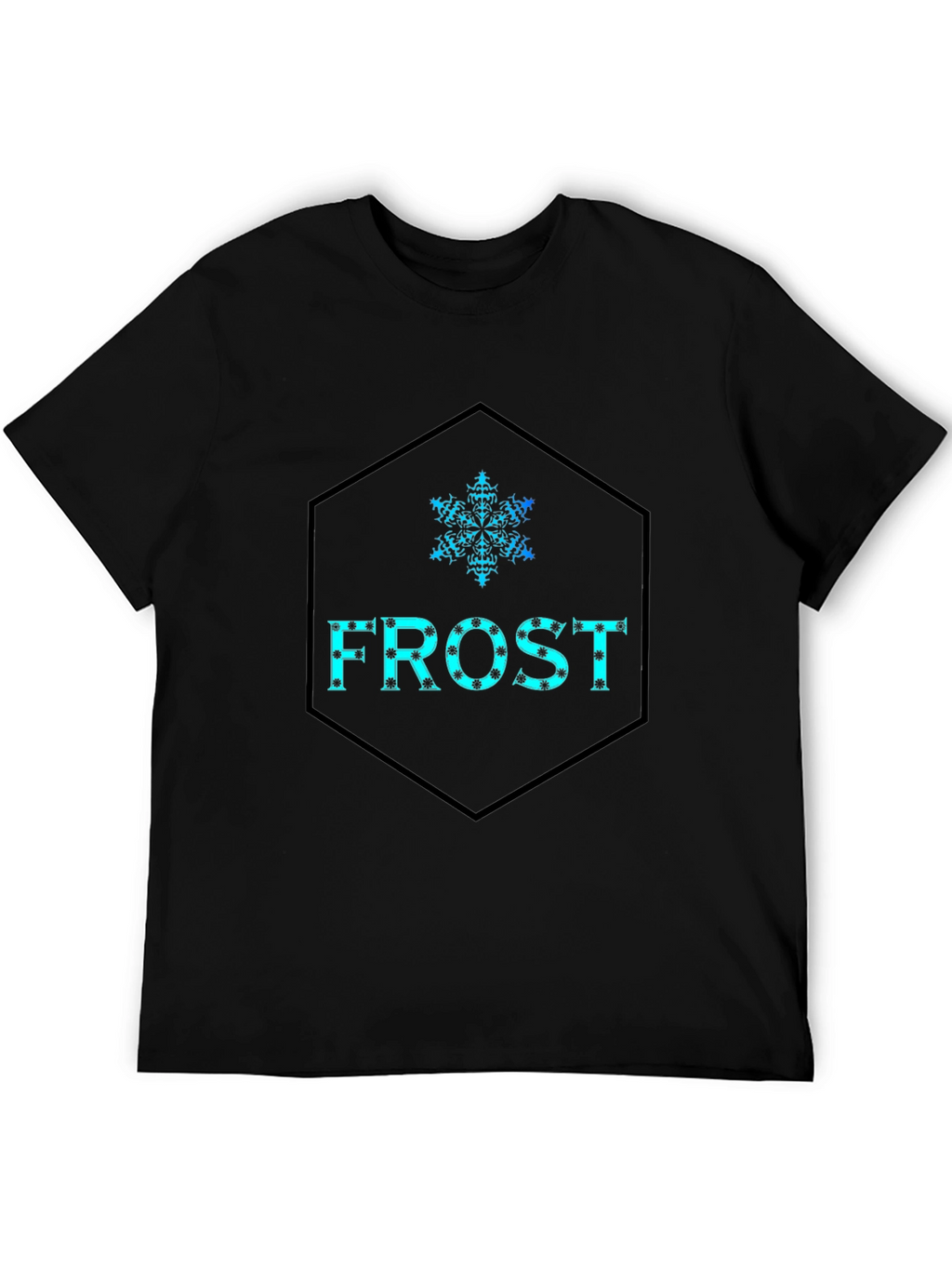 Frost Graphic Tee - Black Cotton Blend