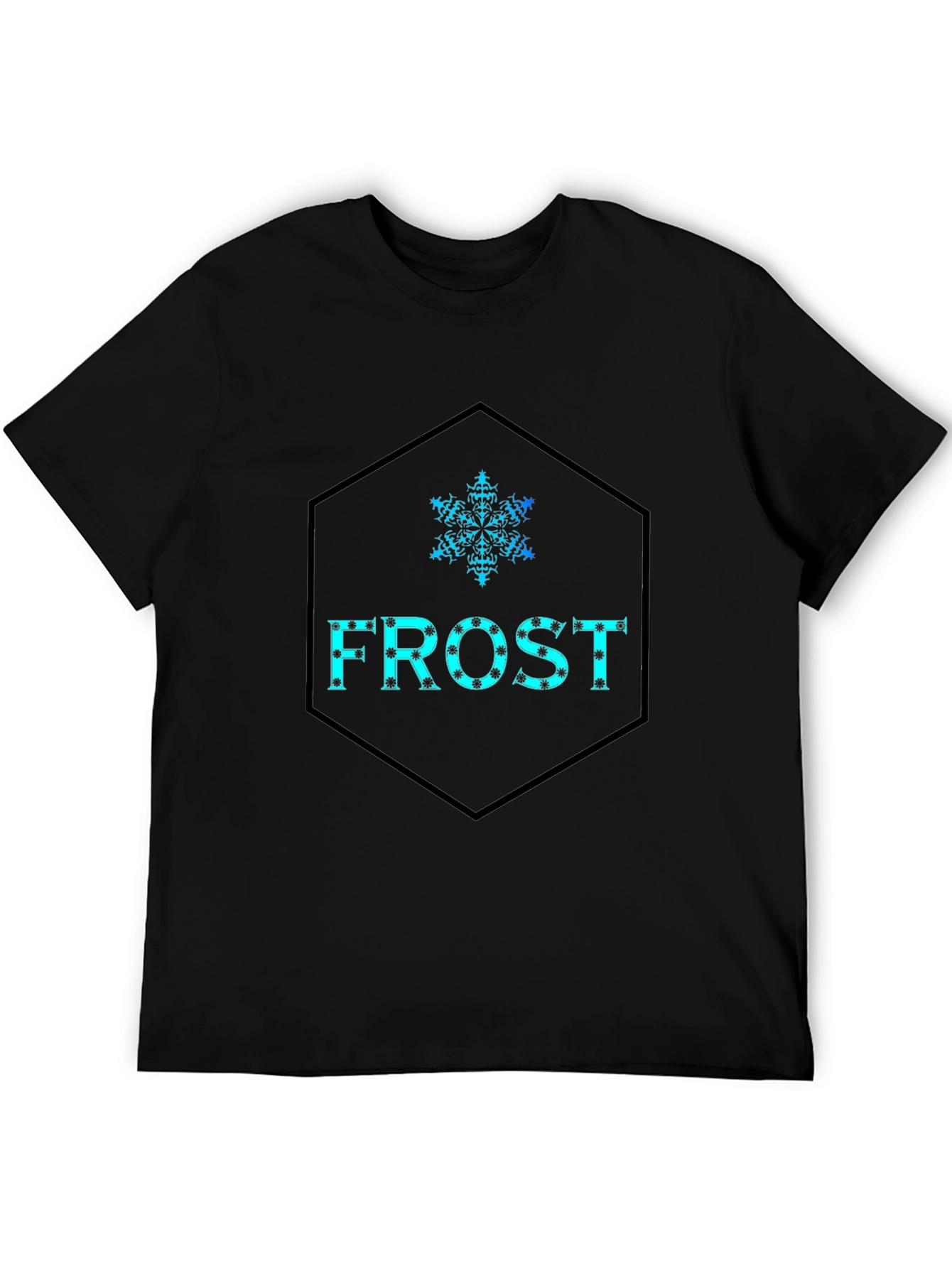Frost Graphic Tee - Black Cotton Blend