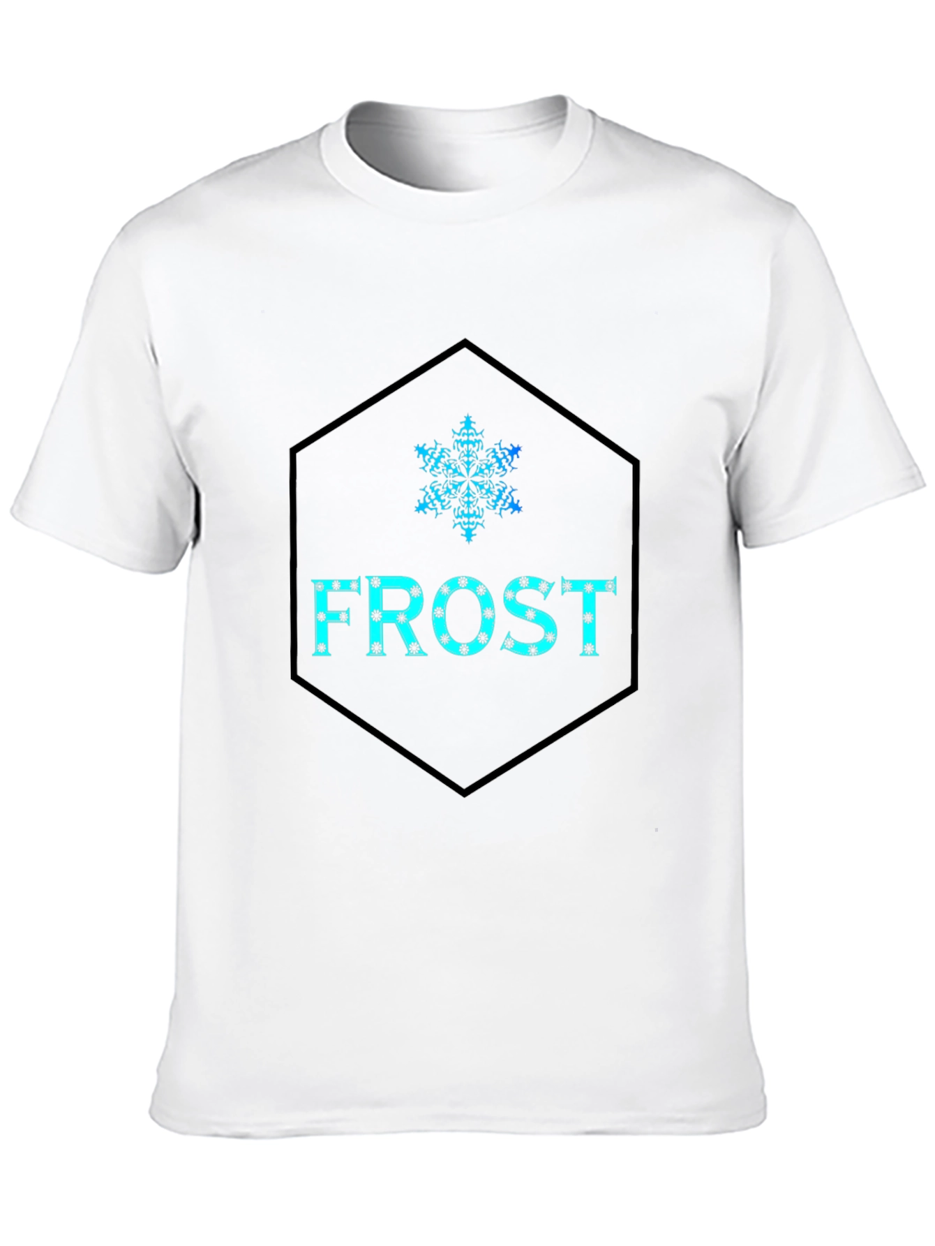 Frost Graphic Tee - Black Cotton Blend