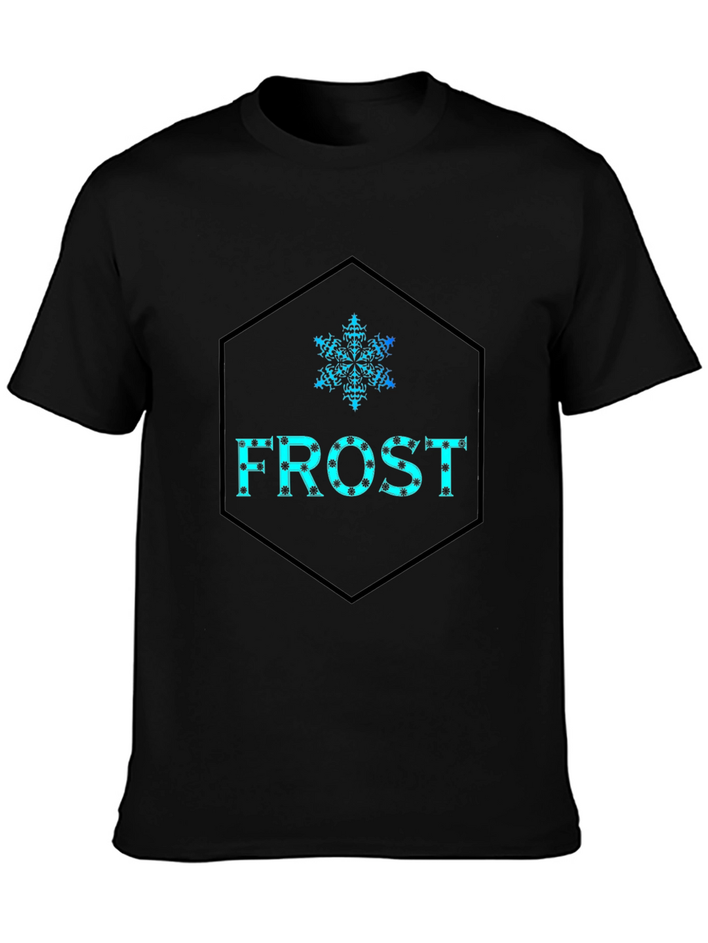 Frost Graphic Tee - Black Cotton Blend