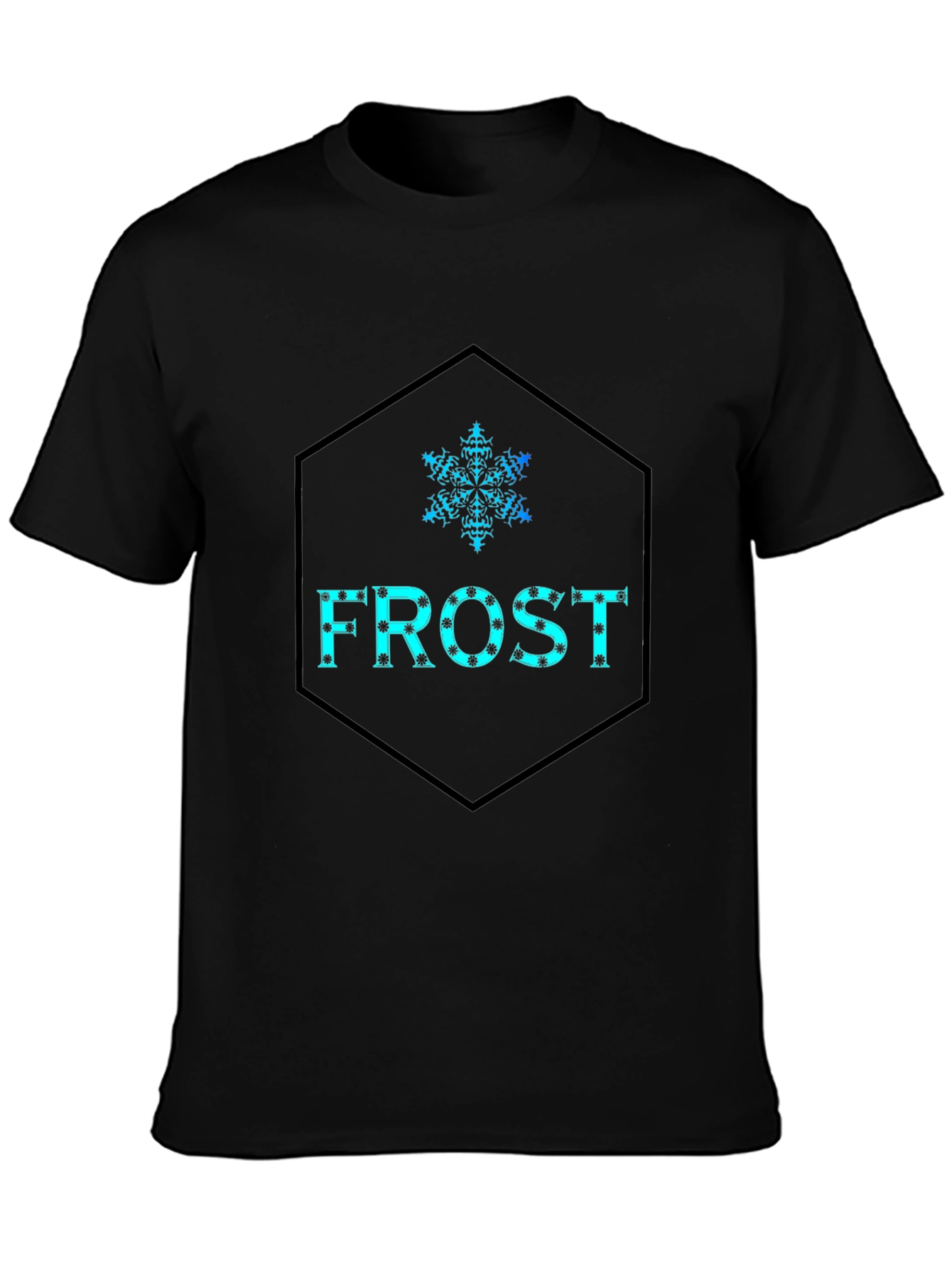 Frost Graphic Tee - Black Cotton Blend