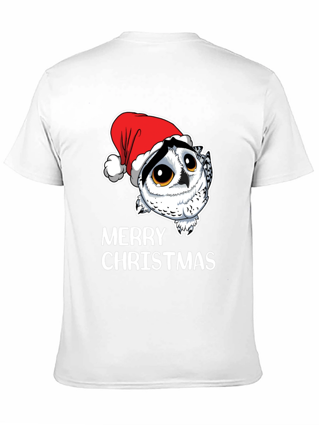 Owl Christmas T-Shirt - Merry Christmas